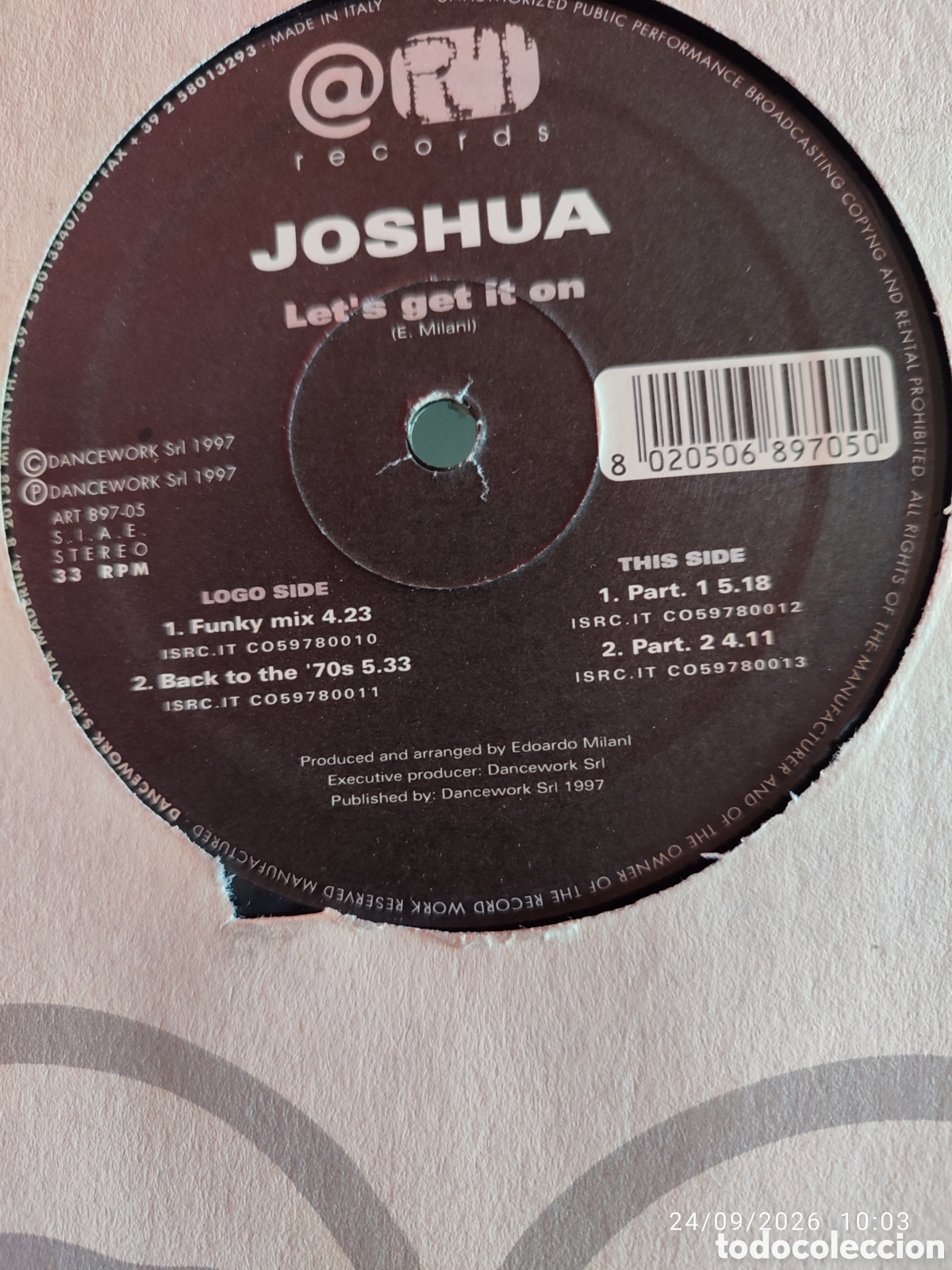 Discos de vinilo: Joshua &ndash; Lets Get It On - Foto 2