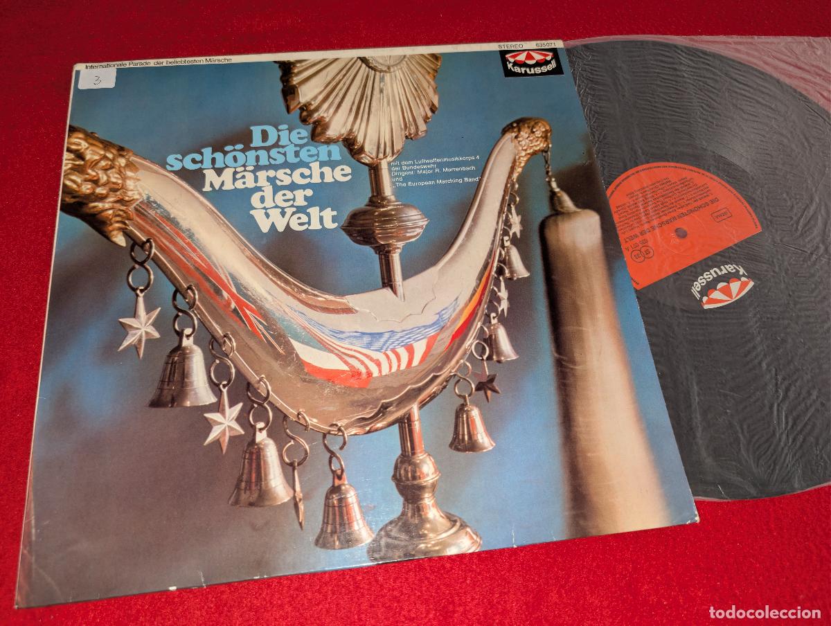 Discos de vinilo: DIE SCHONSTEN Marsche der Welt LP 1968 Karussell GERMANY ALEMANIA MARCHAS MILITARES MILITAR