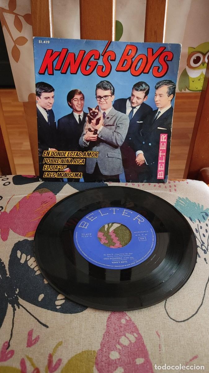 Discos de vinilo: KING`S BOYS-EP EN DONDE ESTAS AMOR +3