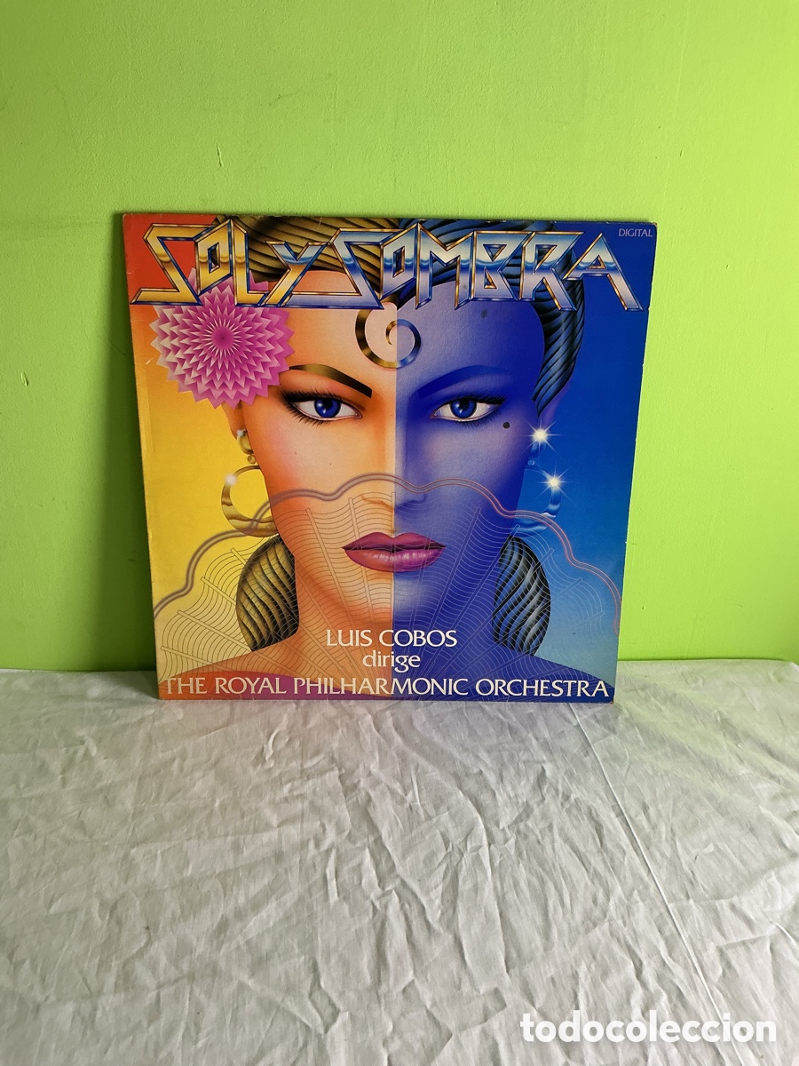 Discos de vinilo: Luis Cobos &ndash; Sol y Sombra. LP sencillo con The Royal Philharmonic Orchestra
