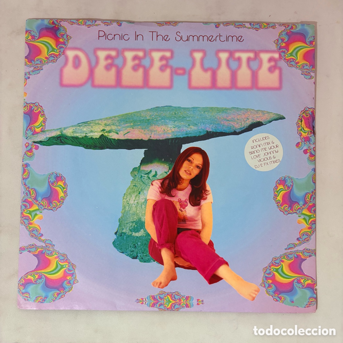 Discos de vinilo: maxi 12'' Deee-Lite &ndash; Picnic In The Summertime edicion UK de 1994