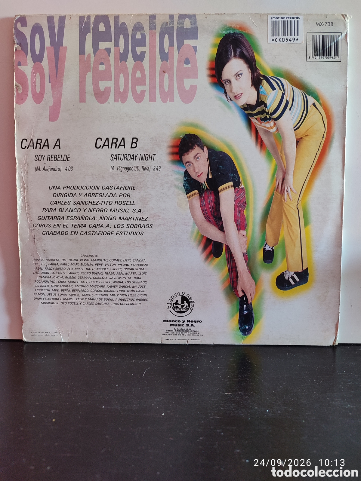 Discos de vinilo: La Bomba &ndash; Soy Rebelde - Foto 2