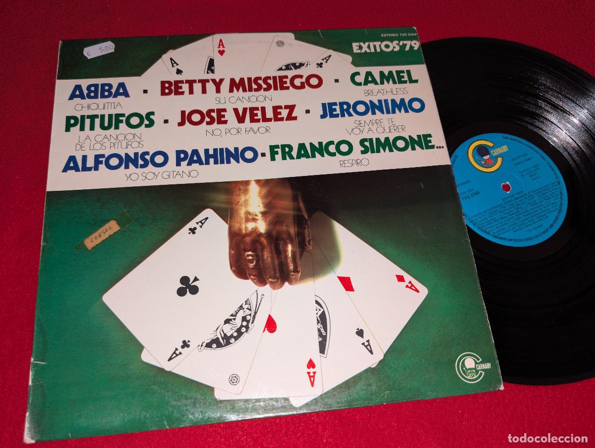 Discos de vinilo: ABBA+MISSIEGO+CAMEL+VELEZ+PAHINO+SIMONE+JERONIMO LP 1979 SPAIN exitos