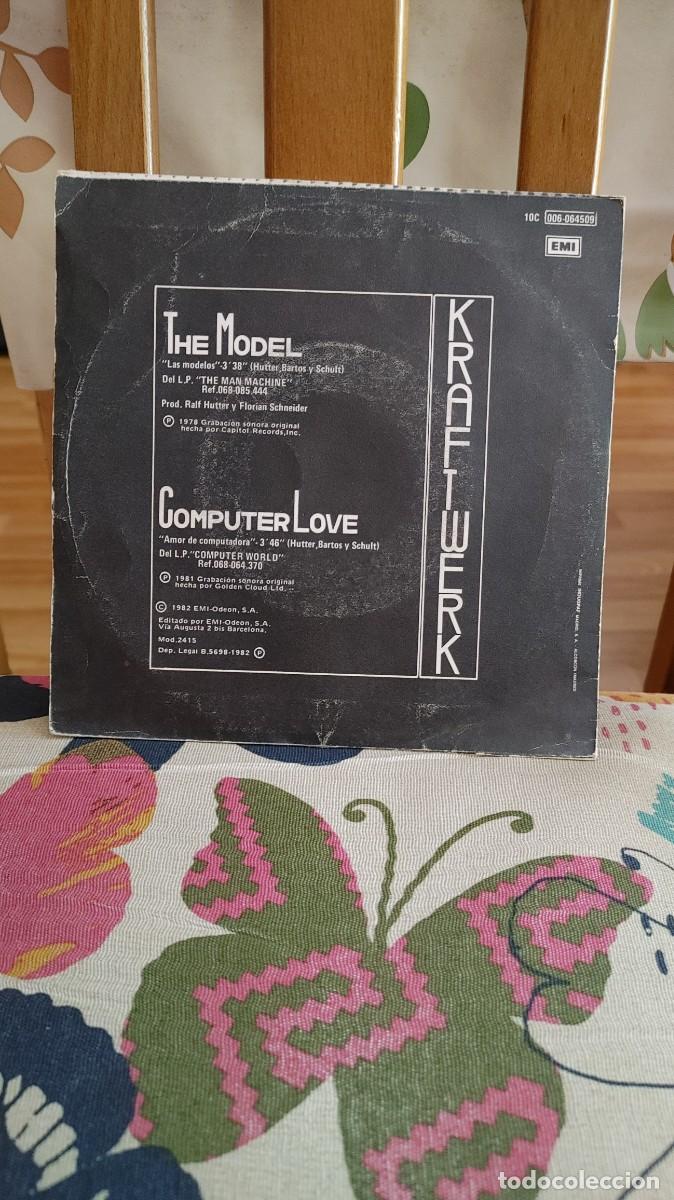 Discos de vinilo: KRAFTWERK-SINGLE LAS MODELOS - Foto 2