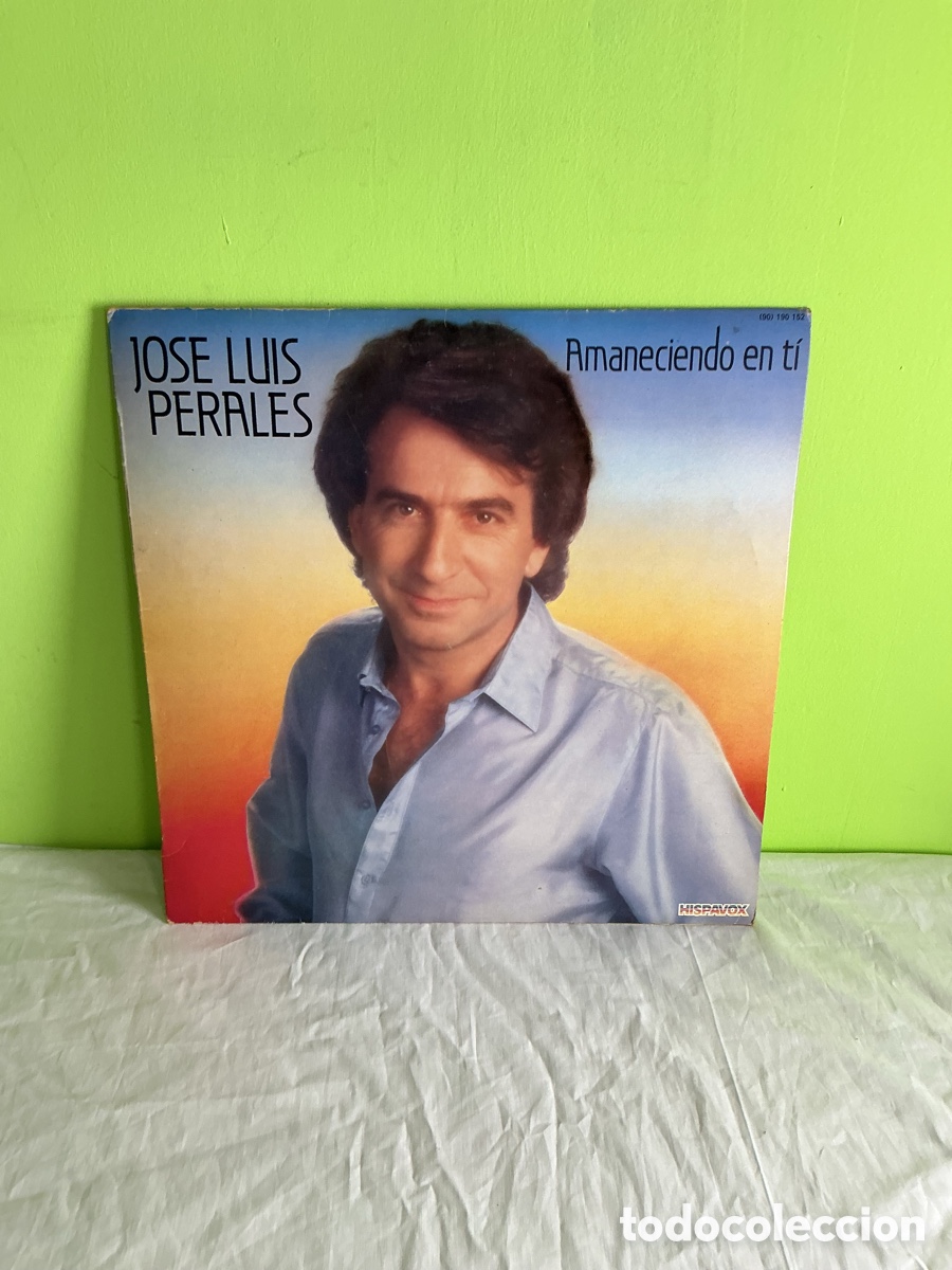 Discos de vinilo: Jos&eacute; Luis Perales &ndash; Amaneciendo en ti. LP Hispavox con hoja de letras