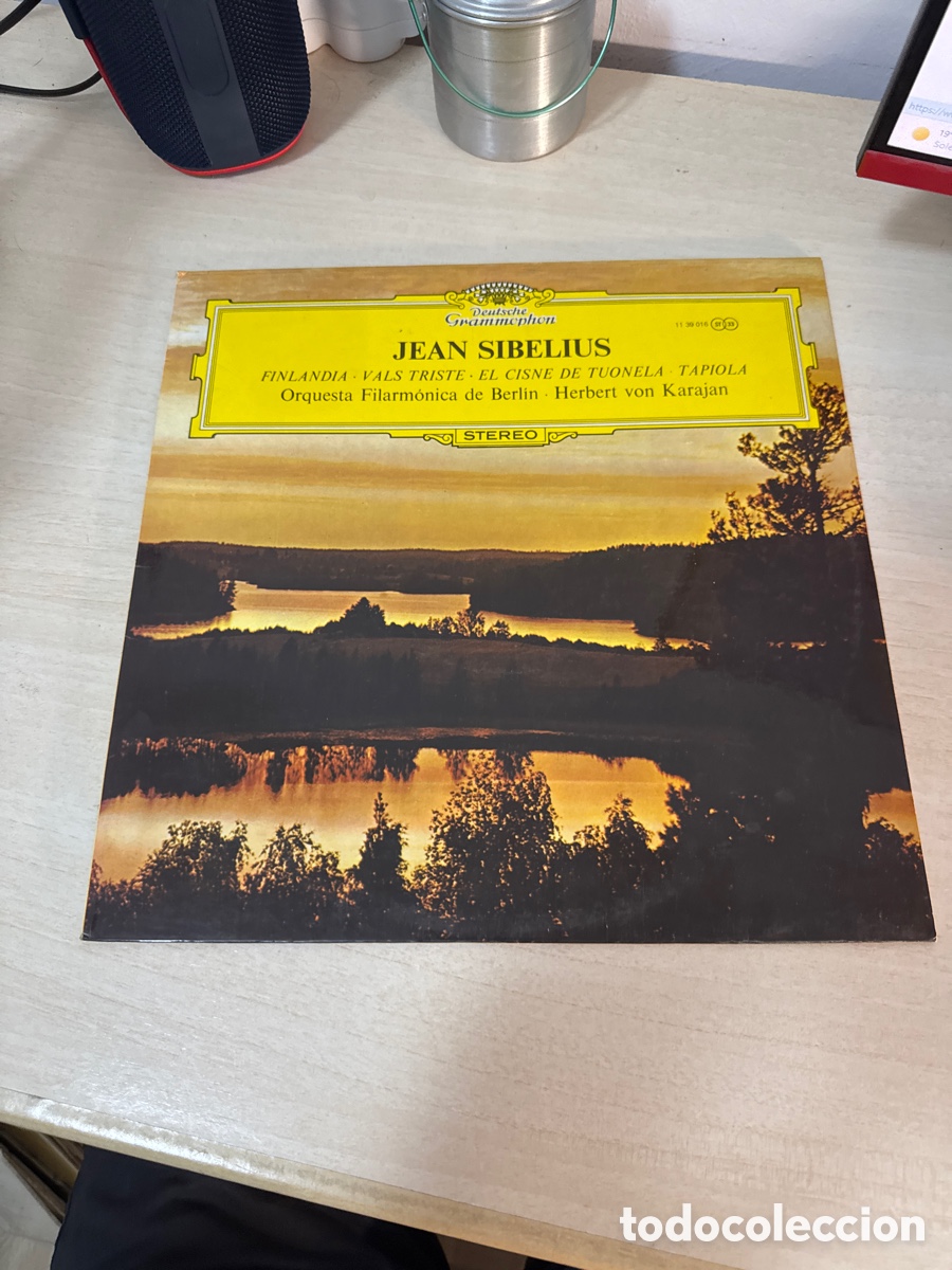Discos de vinilo: DISCO VINILO JEAN SIBELIUS FINLANDIA VALS TRISTE EL CISNE DE TUONELA TAPIOLA 1974