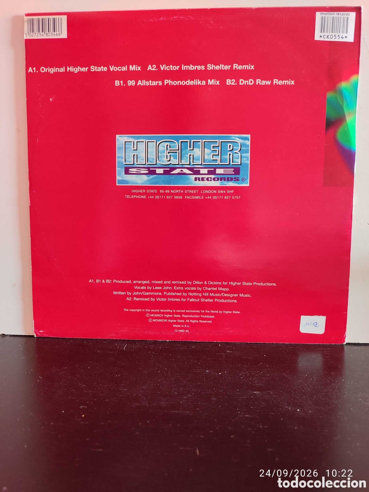 Discos de vinilo: Johnny X &ndash; Call On Me - Foto 2