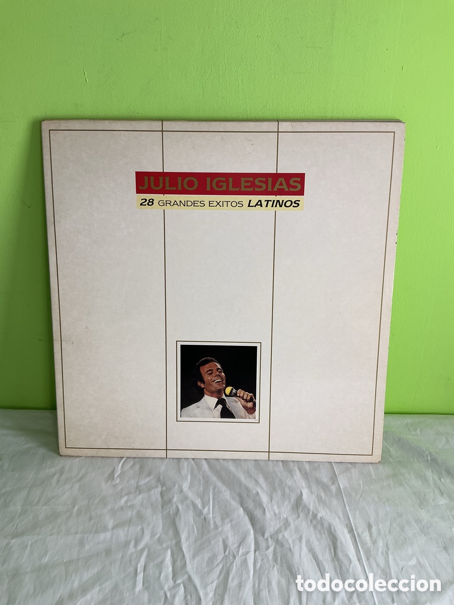 Discos de vinilo: Julio Iglesias &ndash; 28 grandes &eacute;xitos latinos. Doble LP Columbia