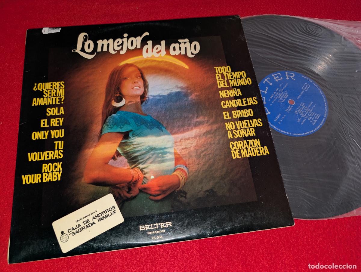 Discos de vinilo: LO MEJOR DEL A&Ntilde;O VOL.1 LP 1975 Belter CAJA AHORROS SAGRADA FAMILIA Voces Unidas+Rumba Tres++