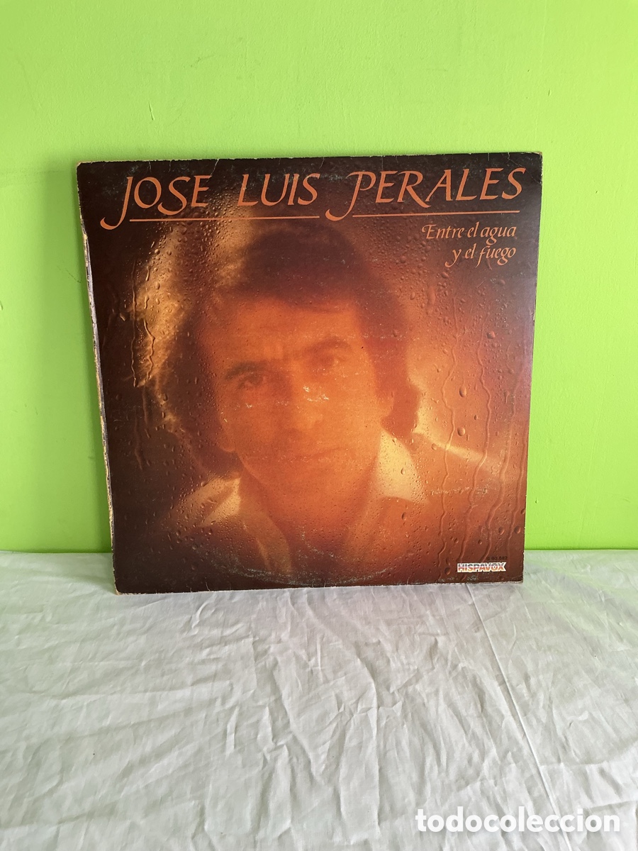 Discos de vinilo: Jos&eacute; Luis Perales &ndash; Entre el agua y el fuego. LP Hispavox