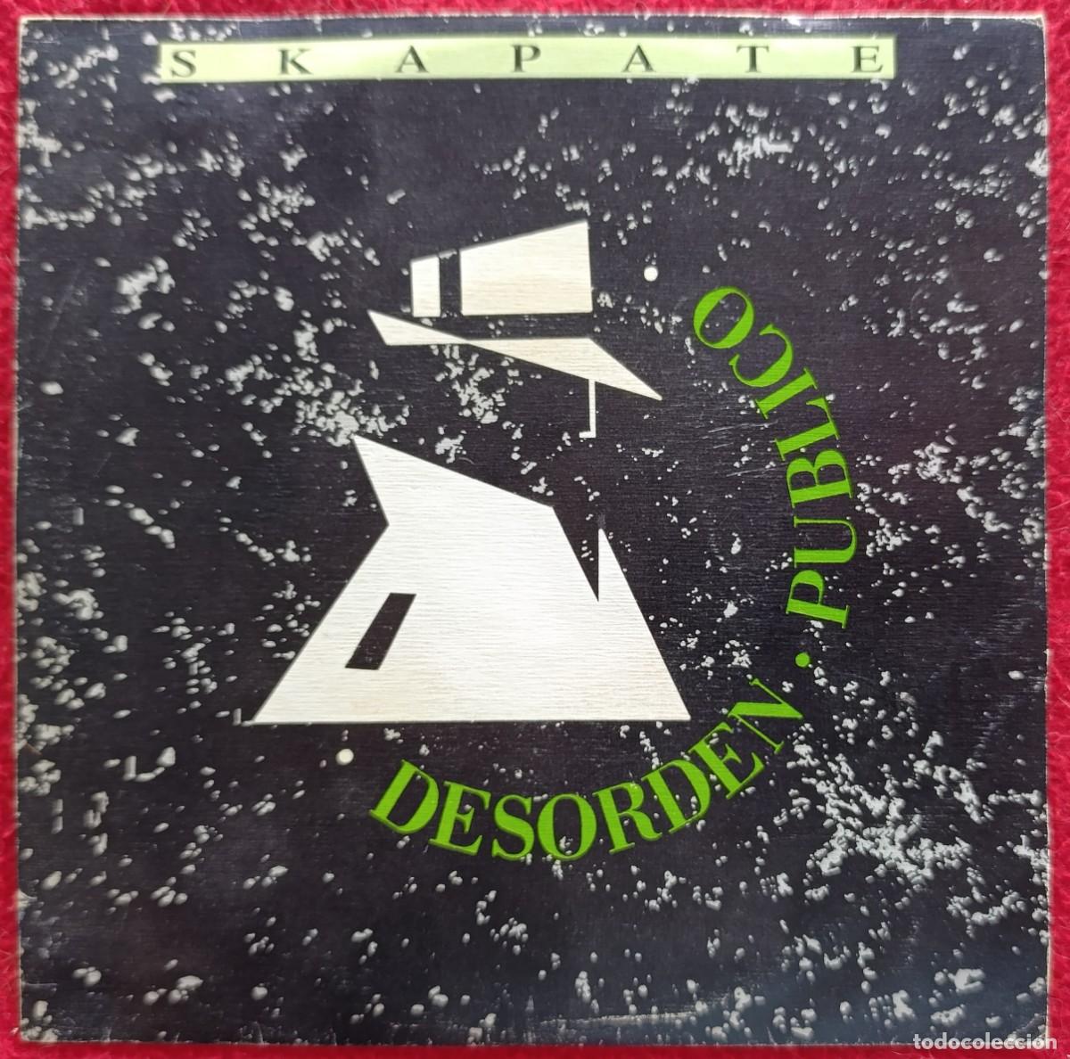 Discos de vinilo: DESORDEN P&Uacute;BLICO &ndash; SKAPATE 7&rdquo; **PROMOCIONAL** 1988 SPAIN