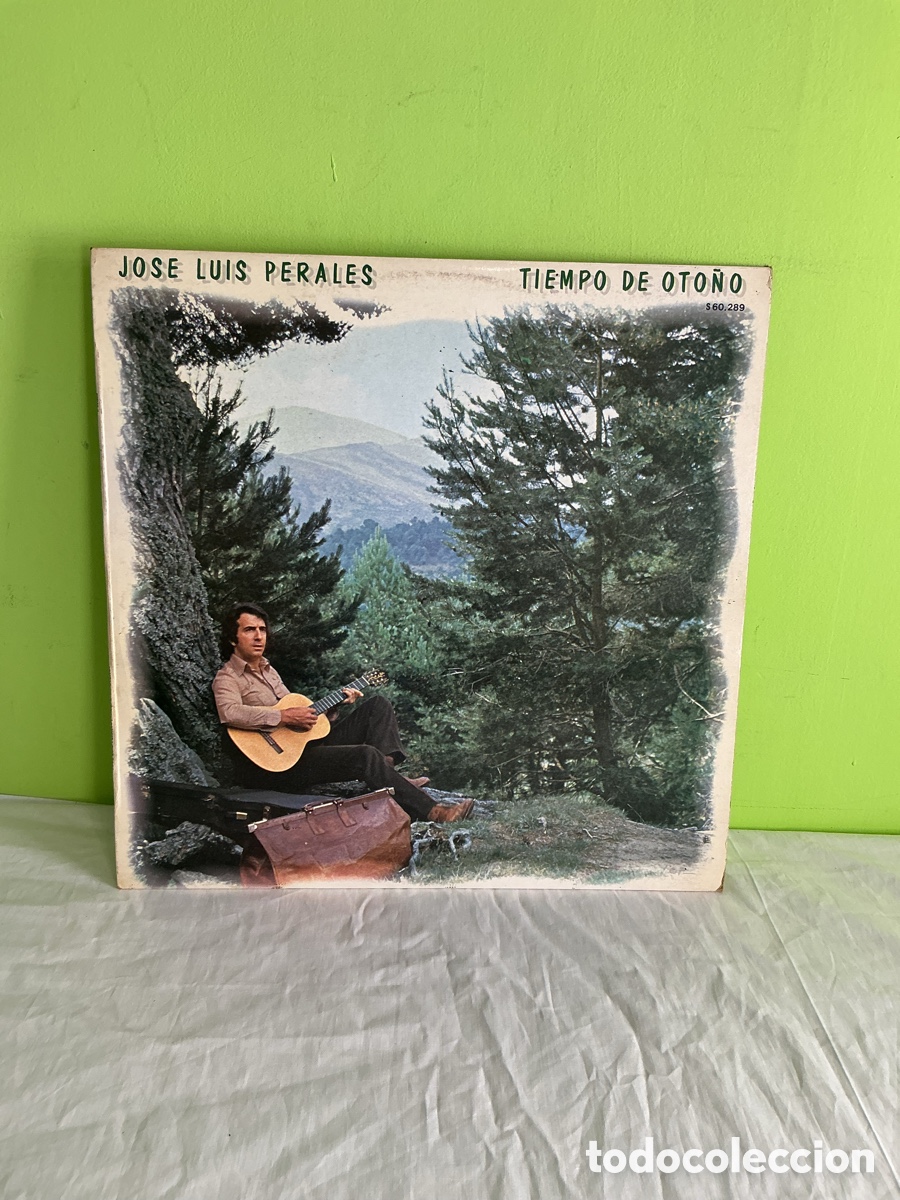 Discos de vinilo: Jos&eacute; Luis Perales &ndash; Tiempo de oto&ntilde;o. LP Hispavox con funda interior