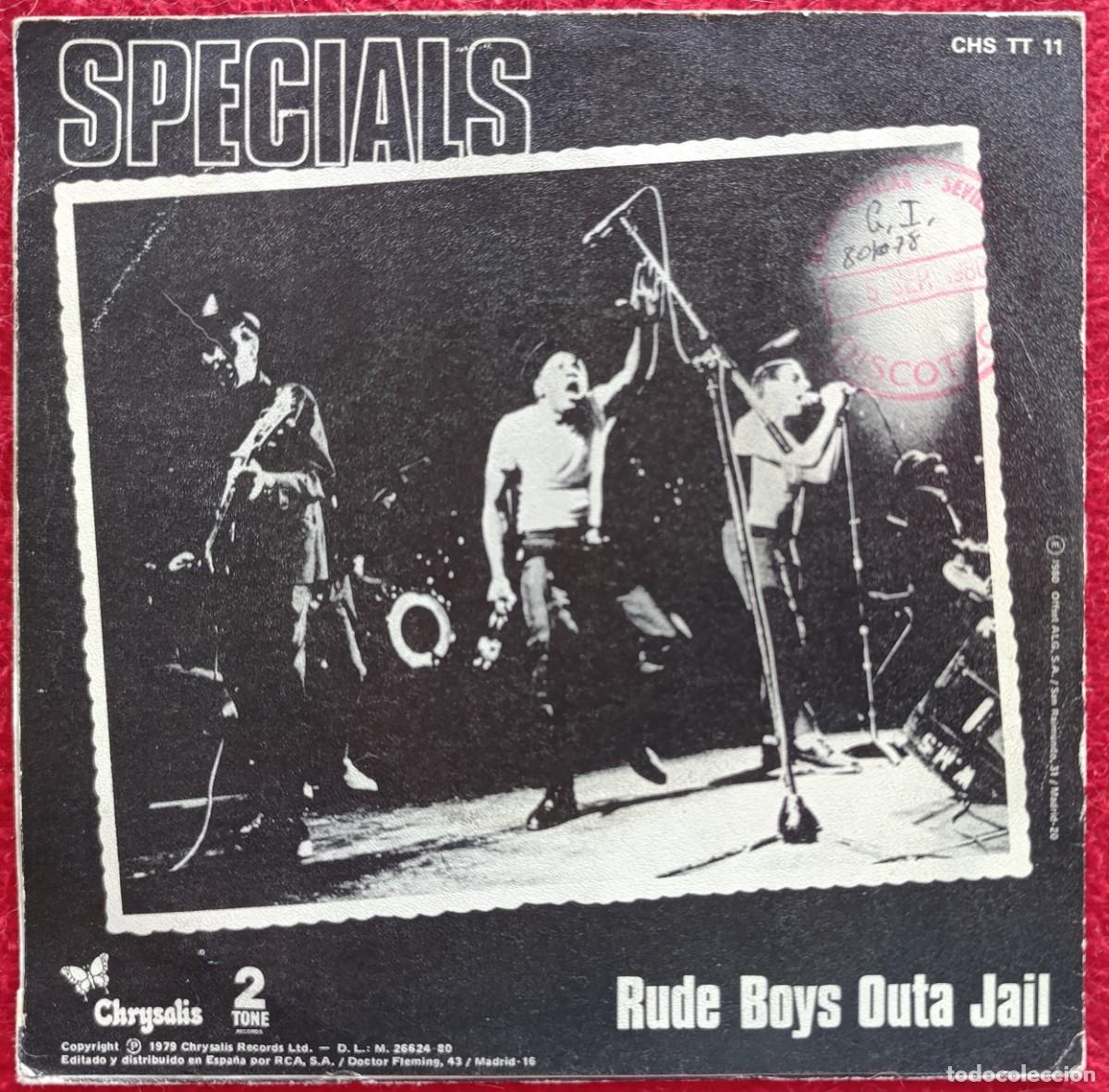 Discos de vinilo: SPECIALS - RAT RACE 7&rdquo; 1979 **PROMO** PORTADA UNICA ESPA&Ntilde;OLA SKA 2 TONE