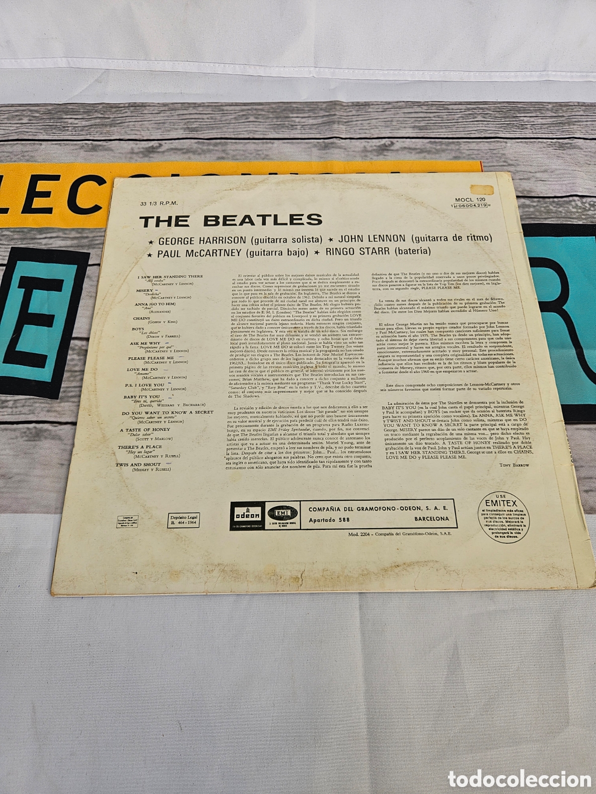 Discos de vinilo: THE BEATLES PLEASE ME - Foto 3