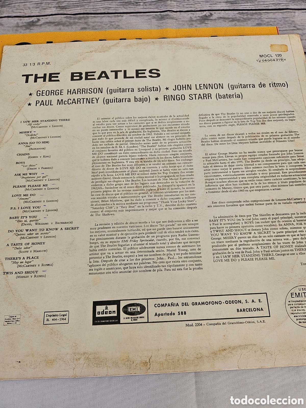 Discos de vinilo: THE BEATLES PLEASE ME - Foto 4