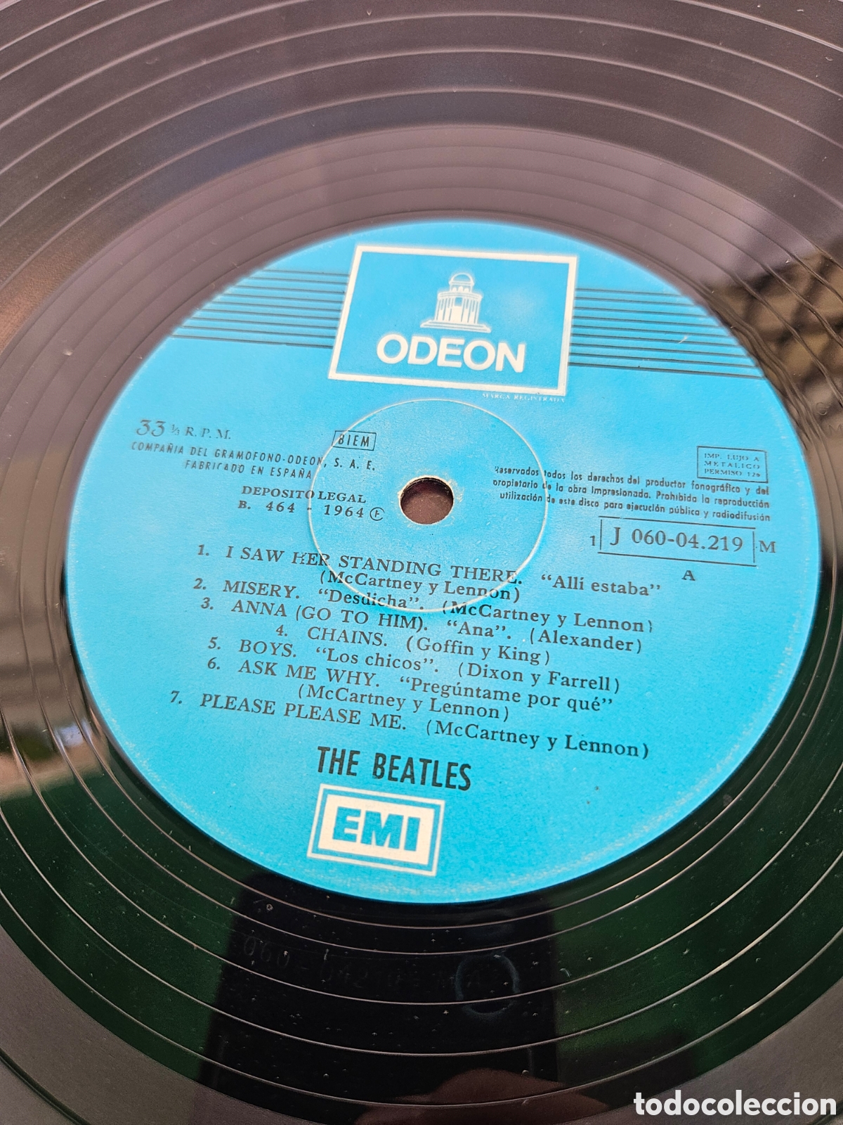 Discos de vinilo: THE BEATLES PLEASE ME - Foto 6