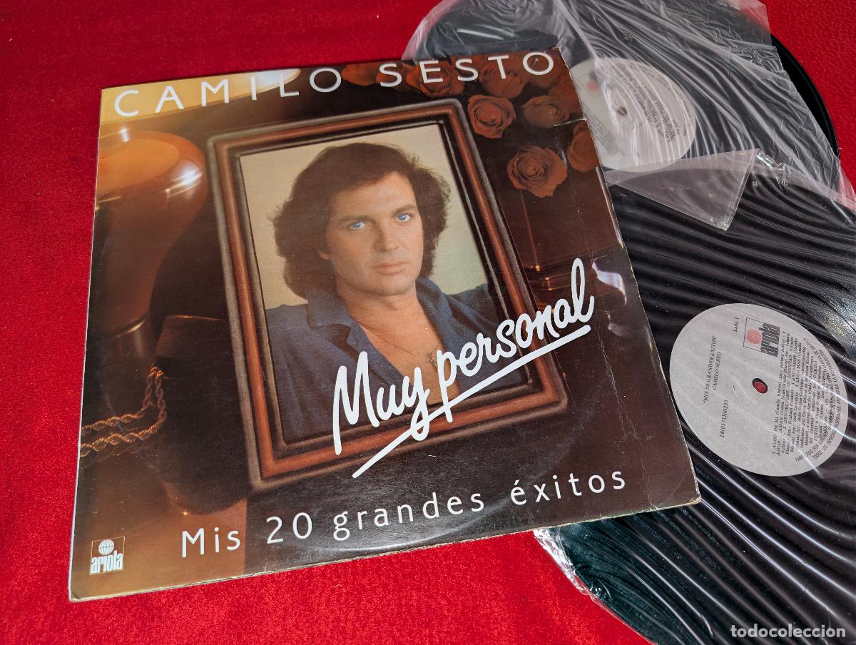 Discos de vinilo: CAMILO SESTO Muy personal. Mis 20 grandes exitos 2LP 1982 Ariola GATEFOLD COLOMBIA