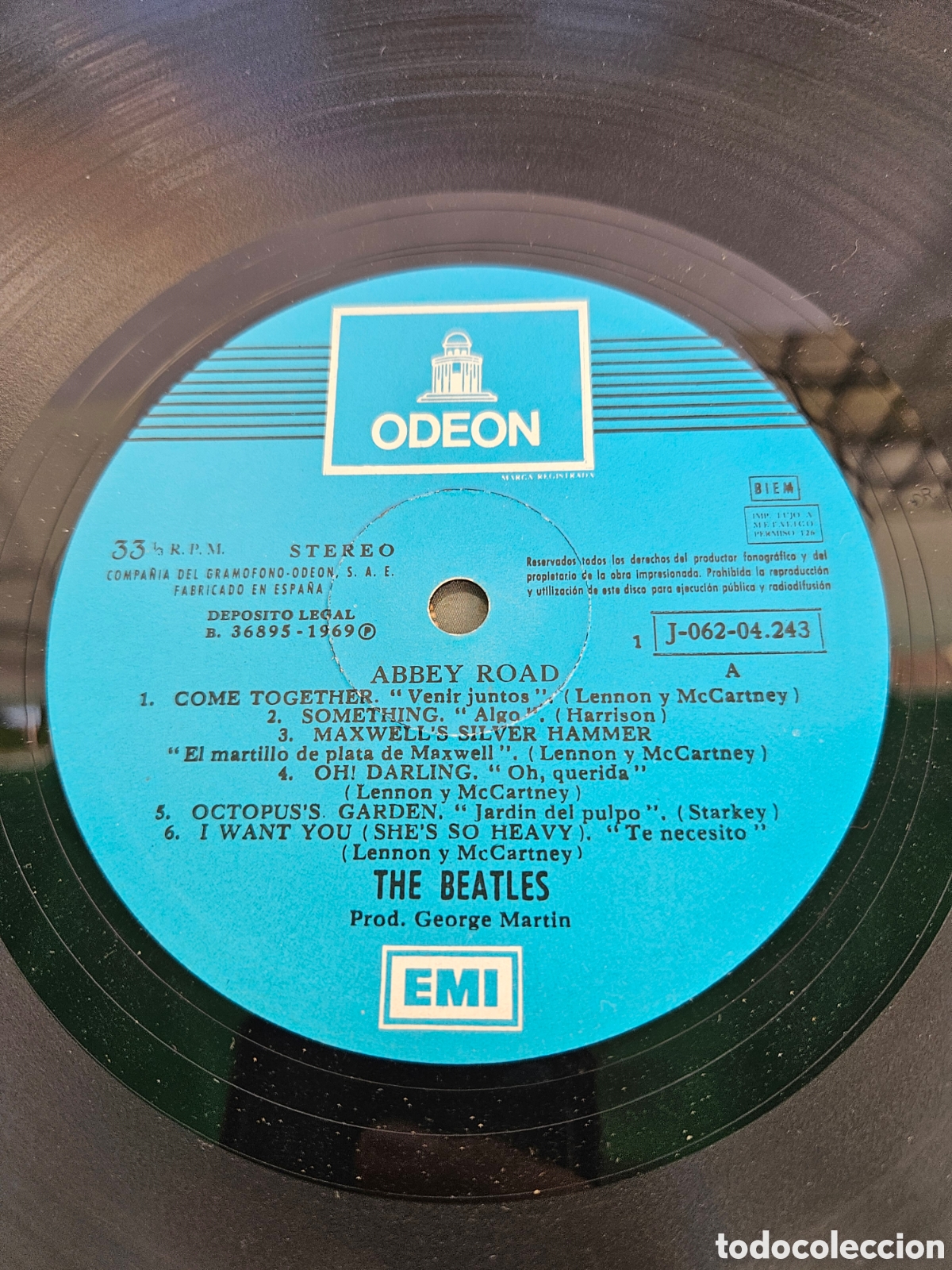 Discos de vinilo: THE BEATLES ABBEY ROAD - Foto 6