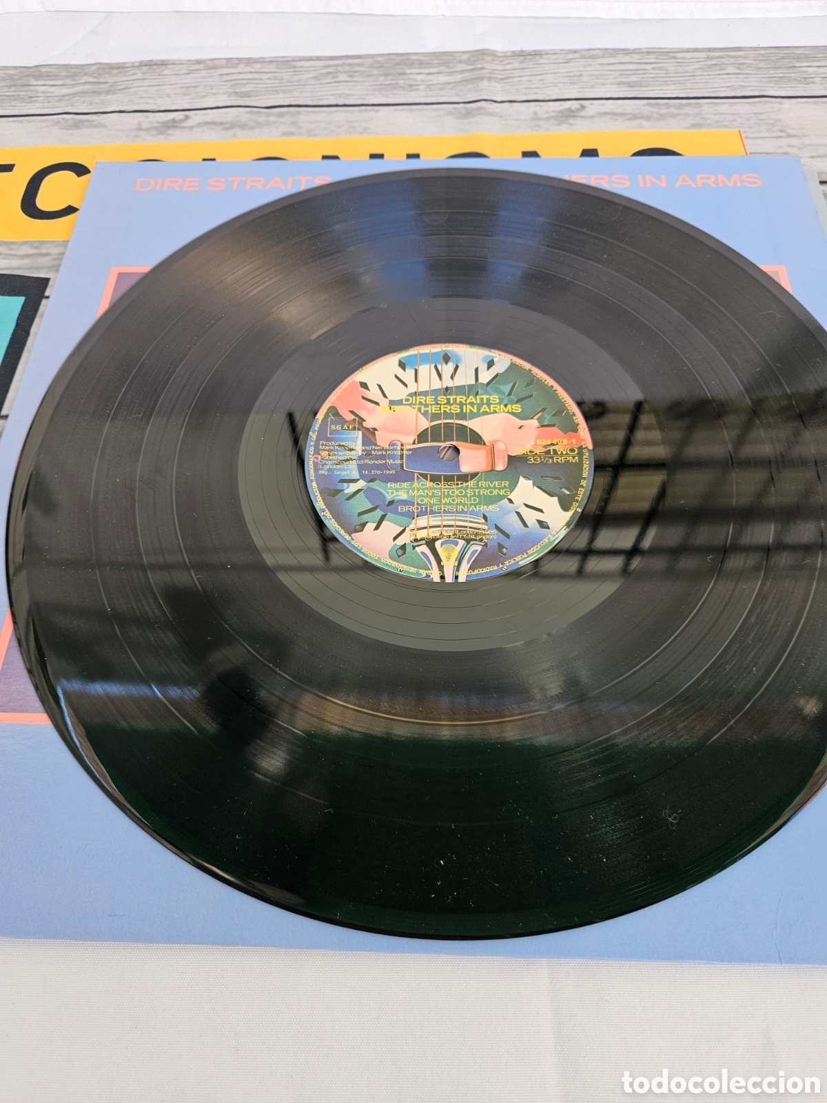 Discos de vinilo: DIRE STRAITS. BROTHERS IN ARMS - Foto 4
