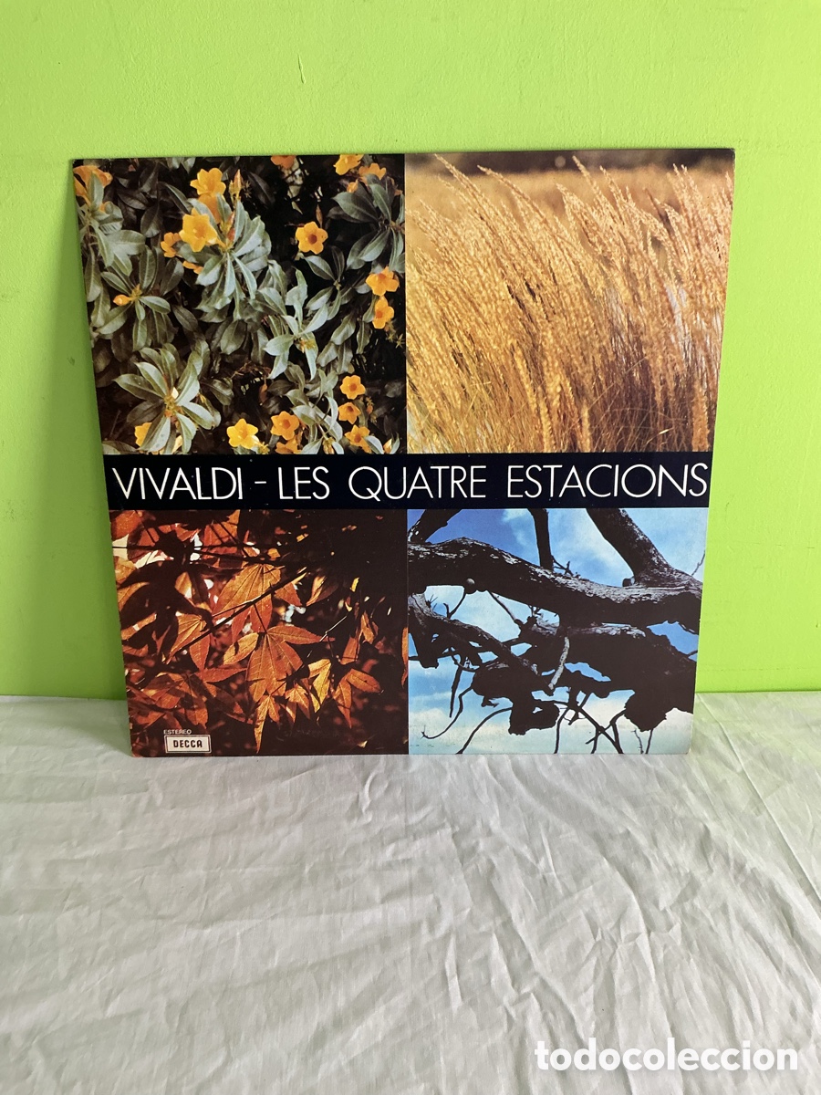 Discos de vinilo: Vivaldi &ndash; Les Quatre Estacions | LP Decca, edici&oacute;n espa&ntilde;ola de 1974