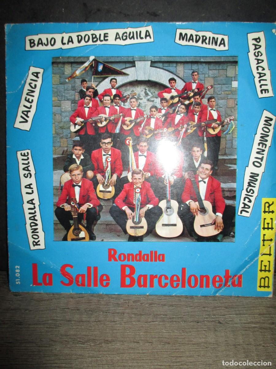 Discos de vinilo: 935- EP Vinilo 7&rdquo; Rondalla La Salle Barceloneta (1964) - Belter 51.082 - Vinilo impecable