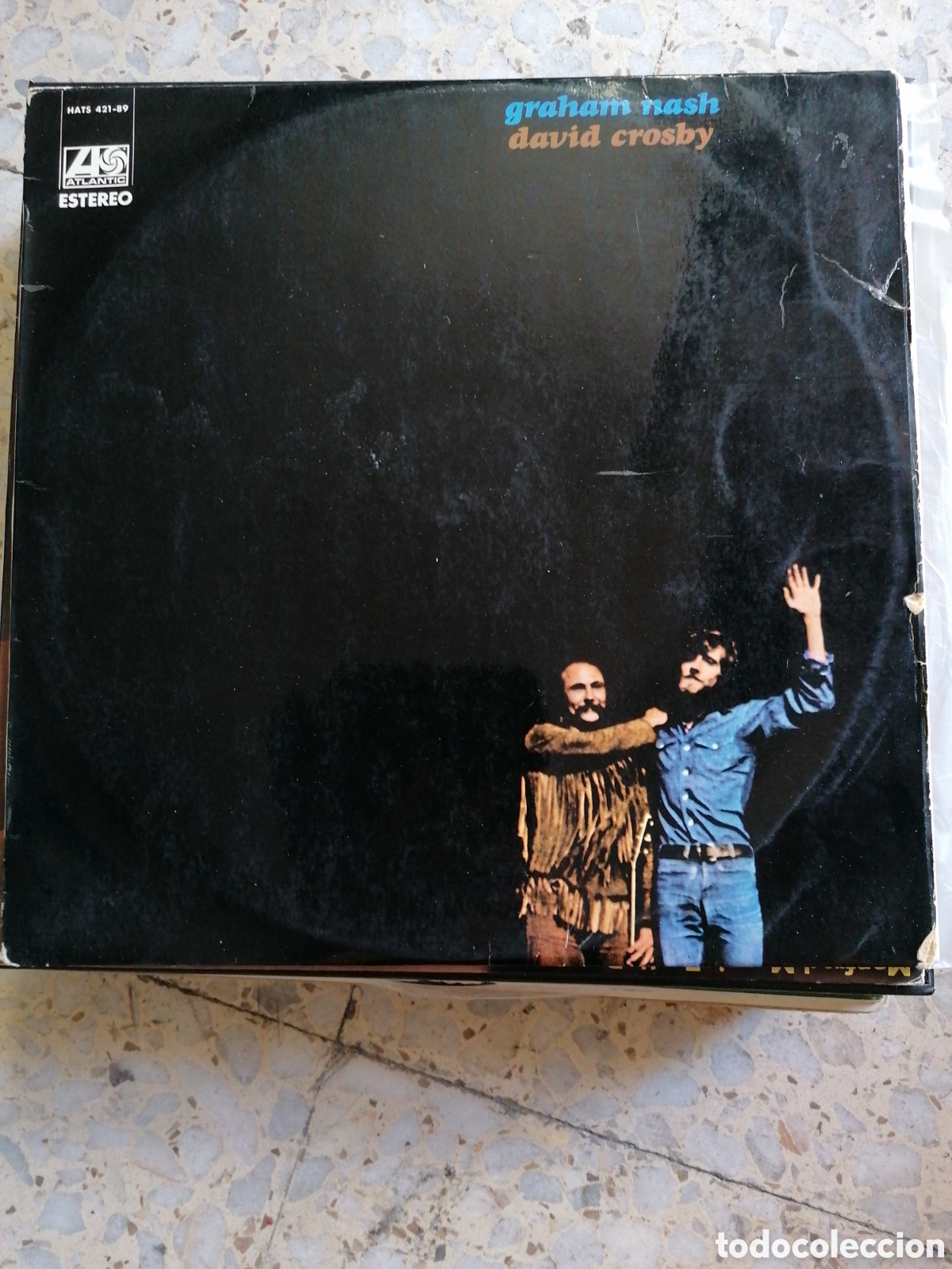 Discos de vinilo: LP GRAHAM NASH DAVID CROSBY 1972 ESPA&Ntilde;A INSERT - Foto 1