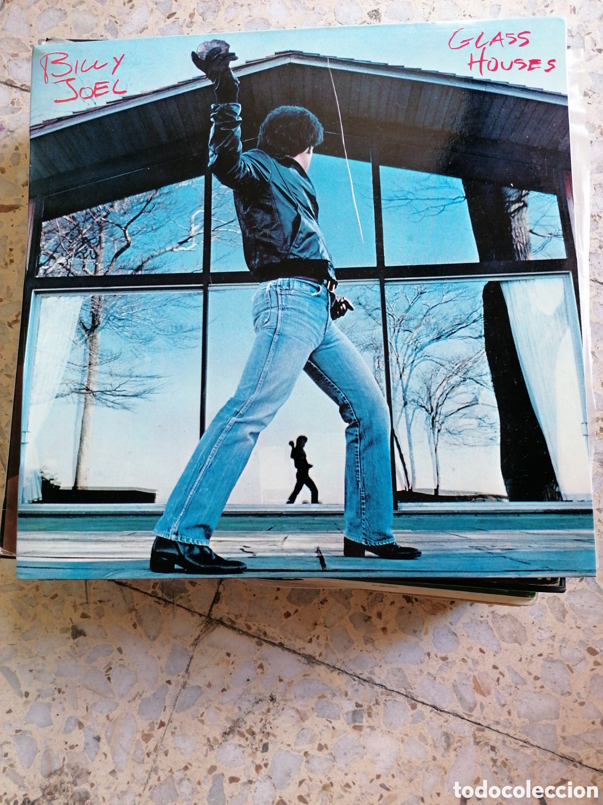 Disques de vinyle: LP BILLY JOEL GLASS HOUSES 1980 ESPA&Ntilde;A EX INSERT