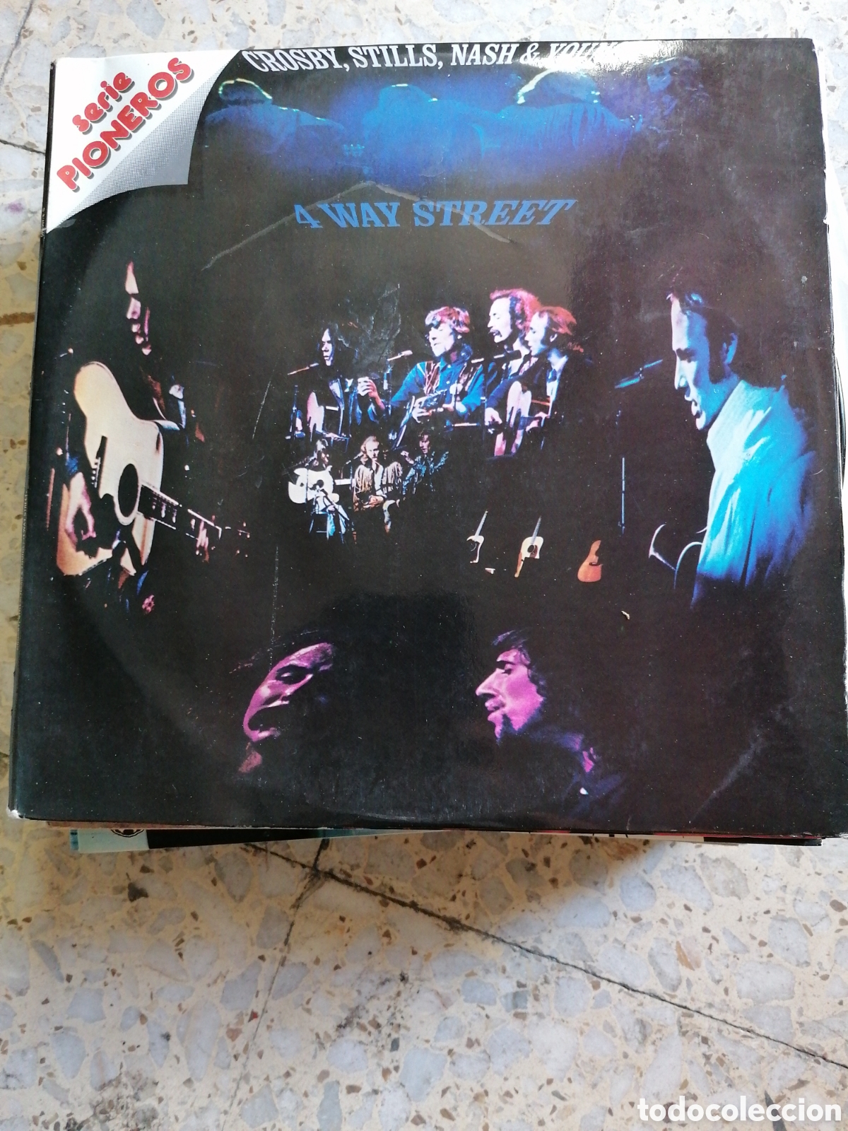 Discos de vinilo: 2 LP CROSBY STILLS NASH YOUNG 4 WAY STREET 1978 ESPA&Ntilde;A INSERT