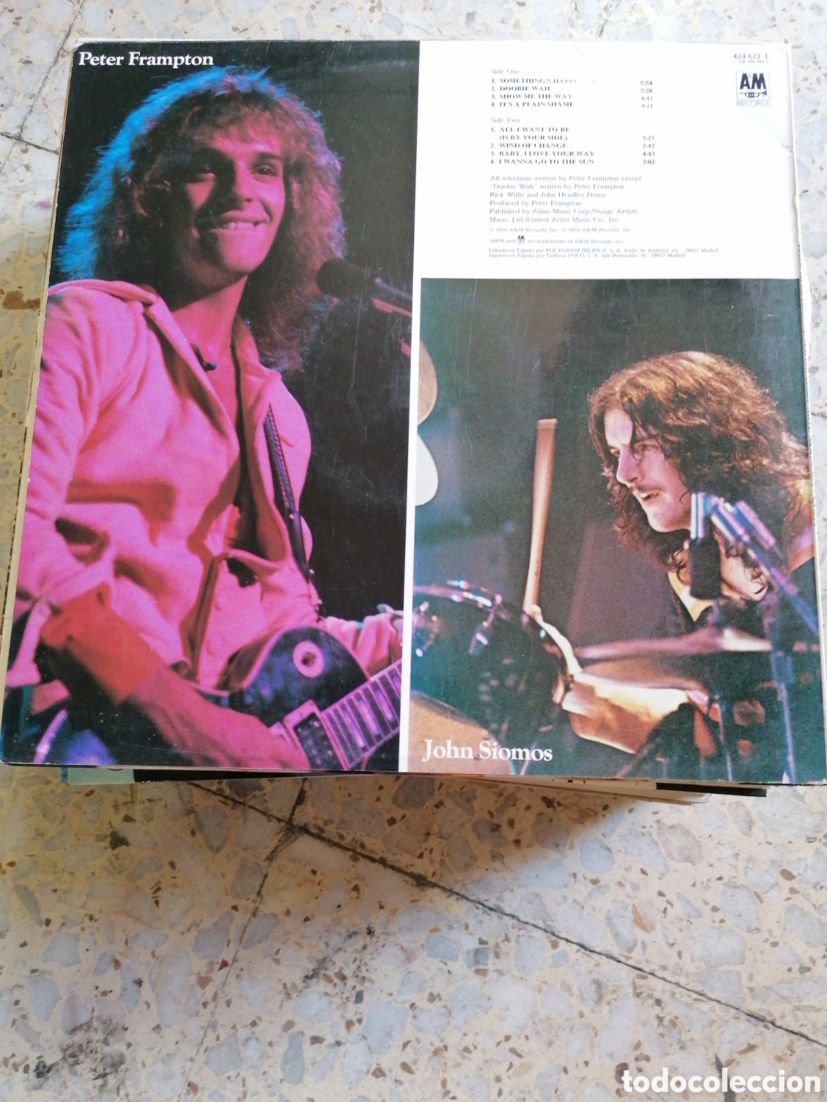Discos de vinilo: LP FRAMPTON COMES ALIVE 1976 ESPA&Ntilde;A EX - Foto 2