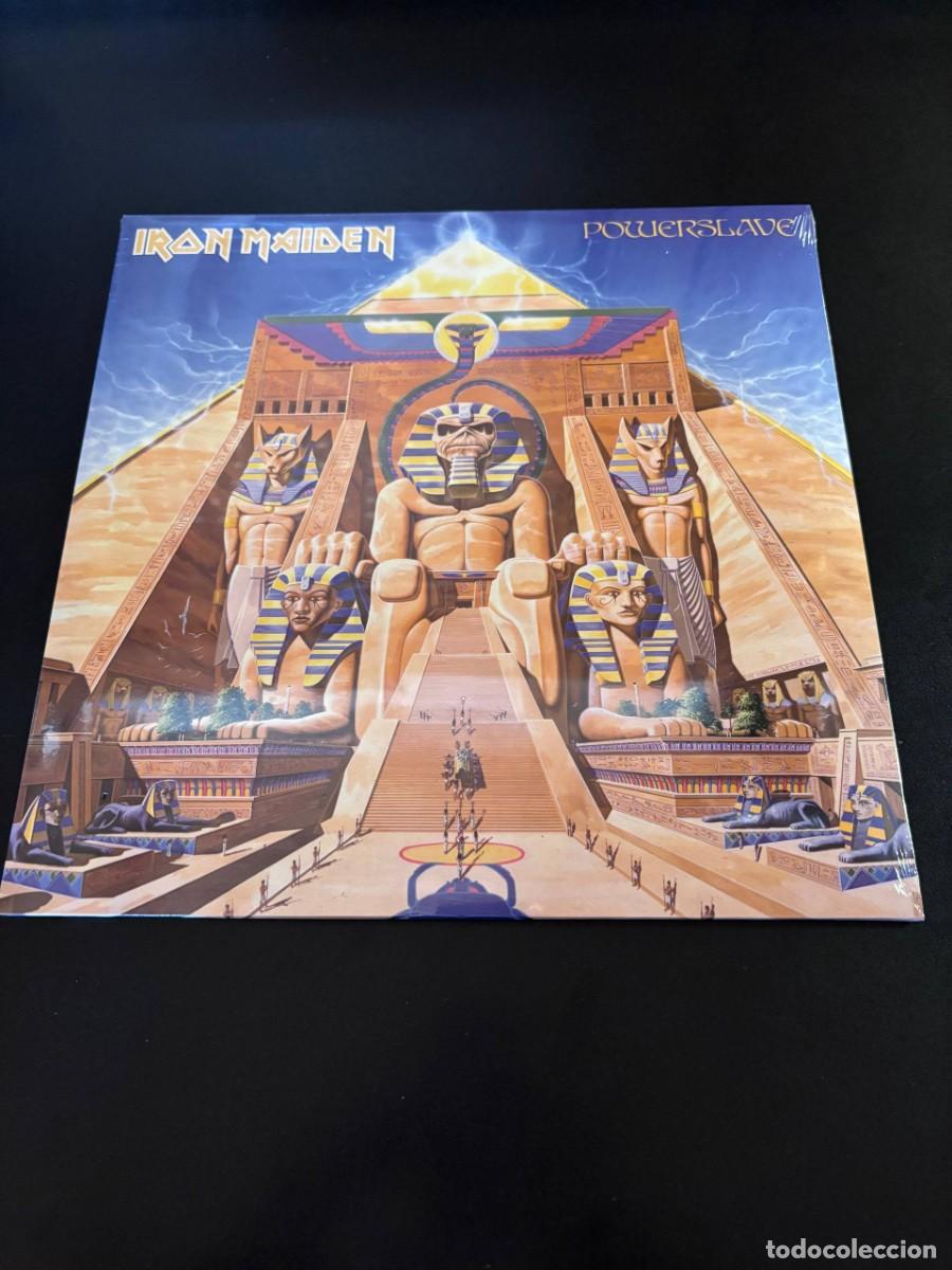 Discos de vinilo: Iron Maiden Powerslave Disco de vinilo 2014 LP heavy metal 2 minutes to midnight