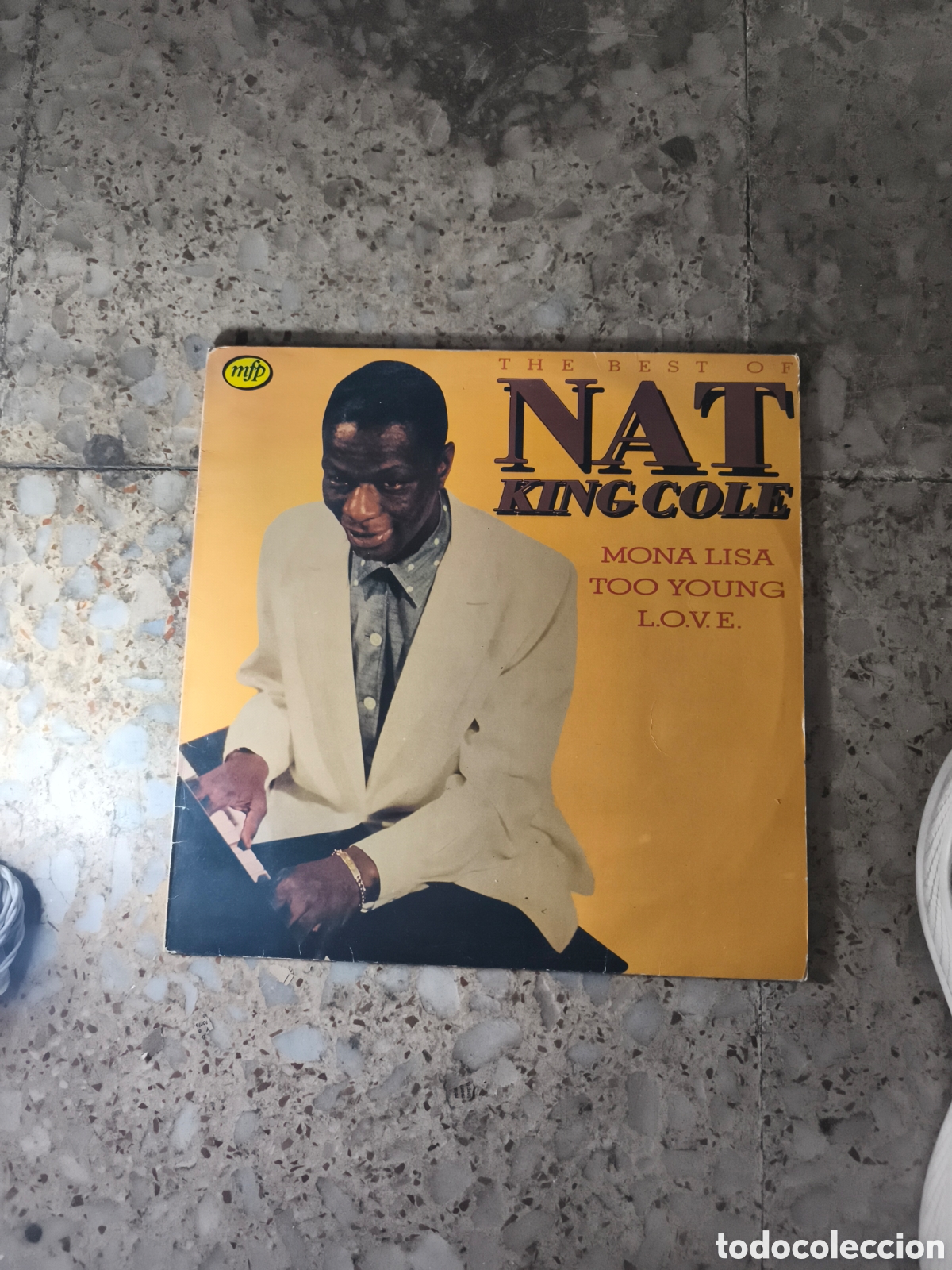 Discos de vinilo: Antiguo LP de Nat King Cole