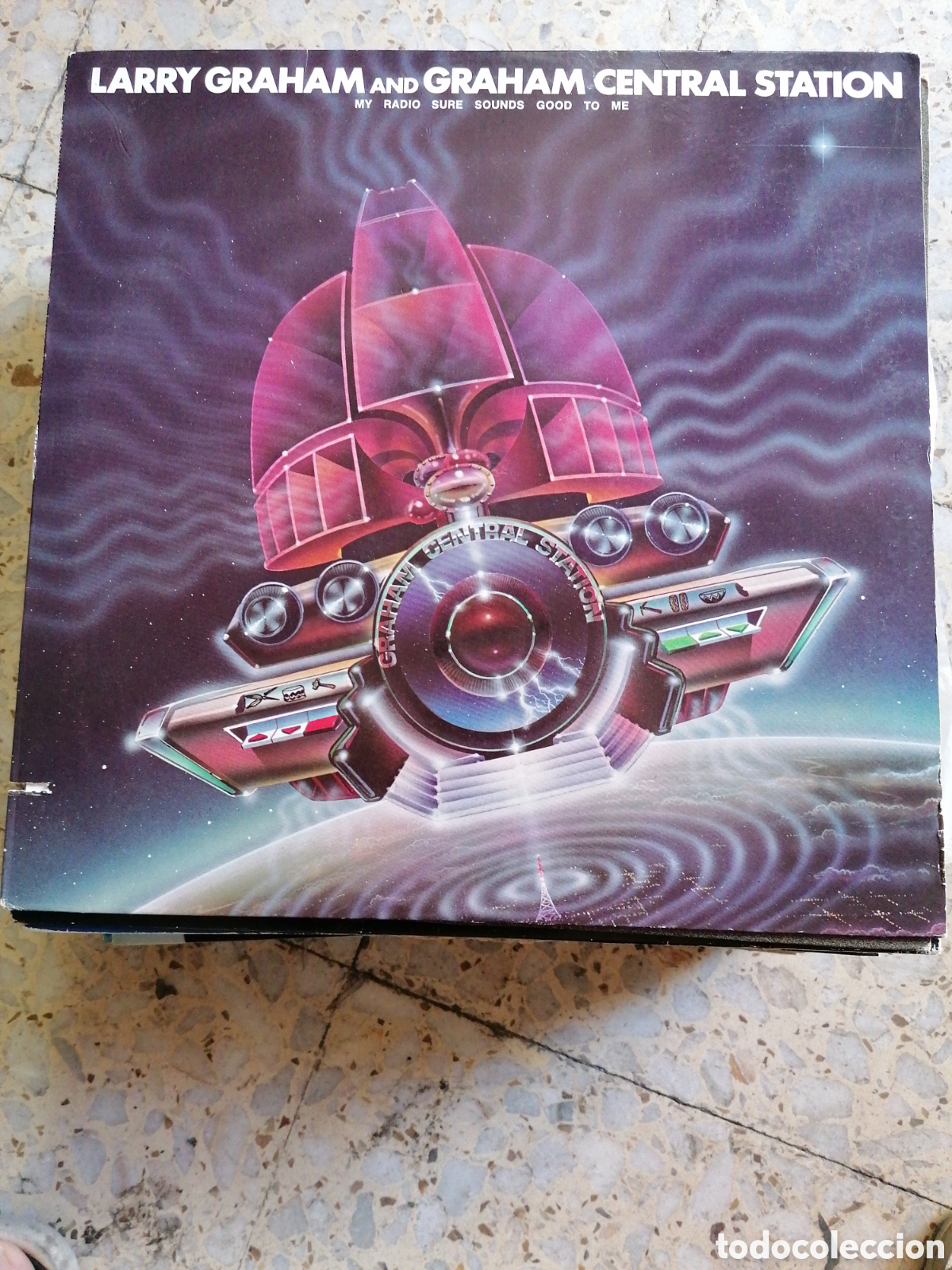 Discos de vinilo: LP LARRY GRAHAM AND GRAHAM CENTRAL STATION MY RADIO SURE SOUNDS GOOD TO ME 1978 USA INSERT EX