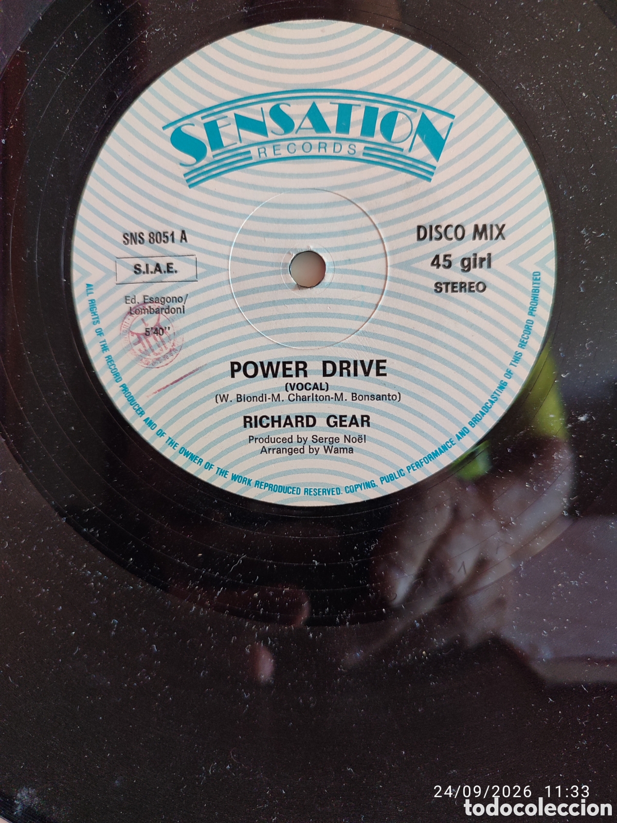 Discos de vinilo: Richard Gear &ndash; Power Drive - Foto 1