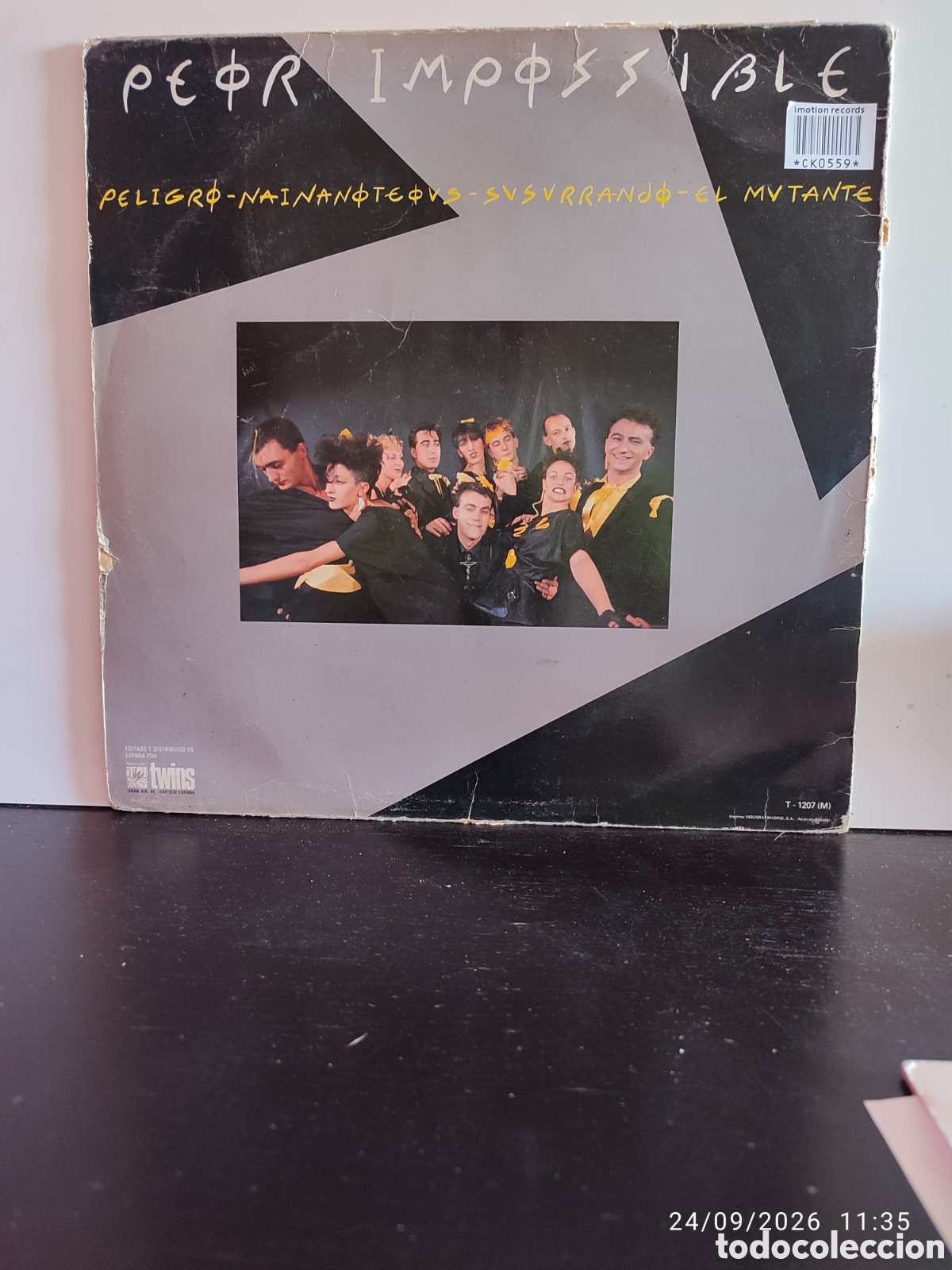 Discos de vinilo: Peligro - Peor Imposible - Foto 2