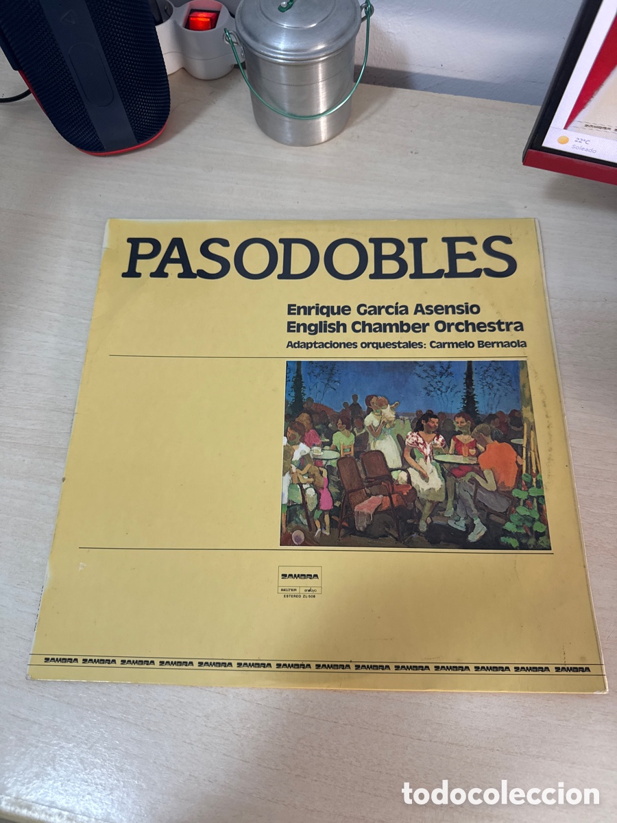 Discos de vinilo: DISCO VINILO PASODOBLES ORCHESTRA ENRIQUE GARC&Iacute;A ASENSIO 1978