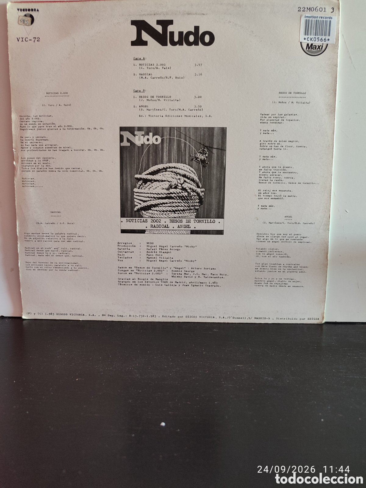 Discos de vinilo: Nudo &ndash; Noticias 2002 - Foto 2