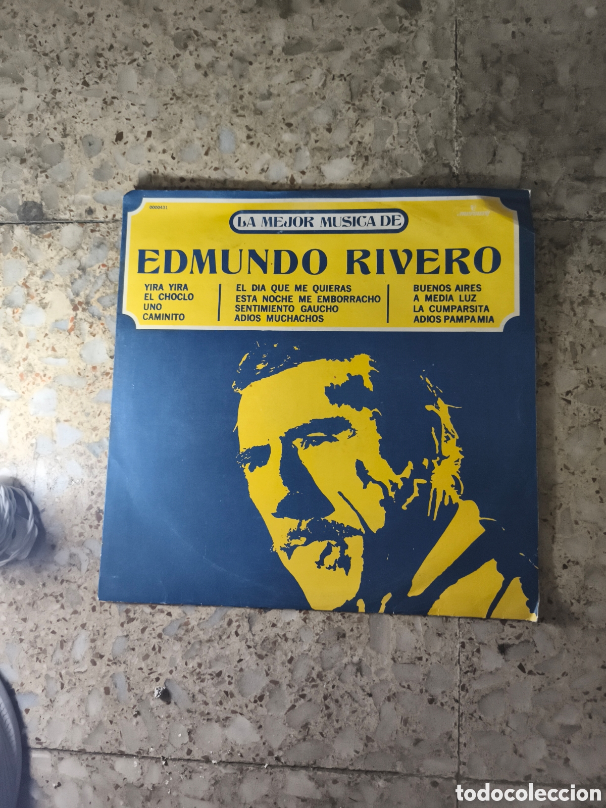 Discos de vinilo: Antiguo LP de Edmundo Rivero - Foto 1