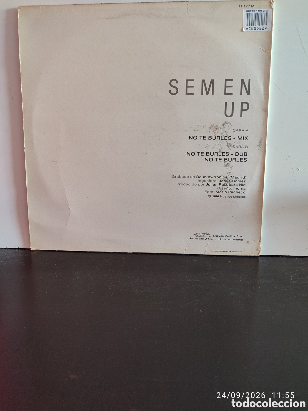 Discos de vinilo: Semen-Up &ndash; No Te Burles - Foto 2