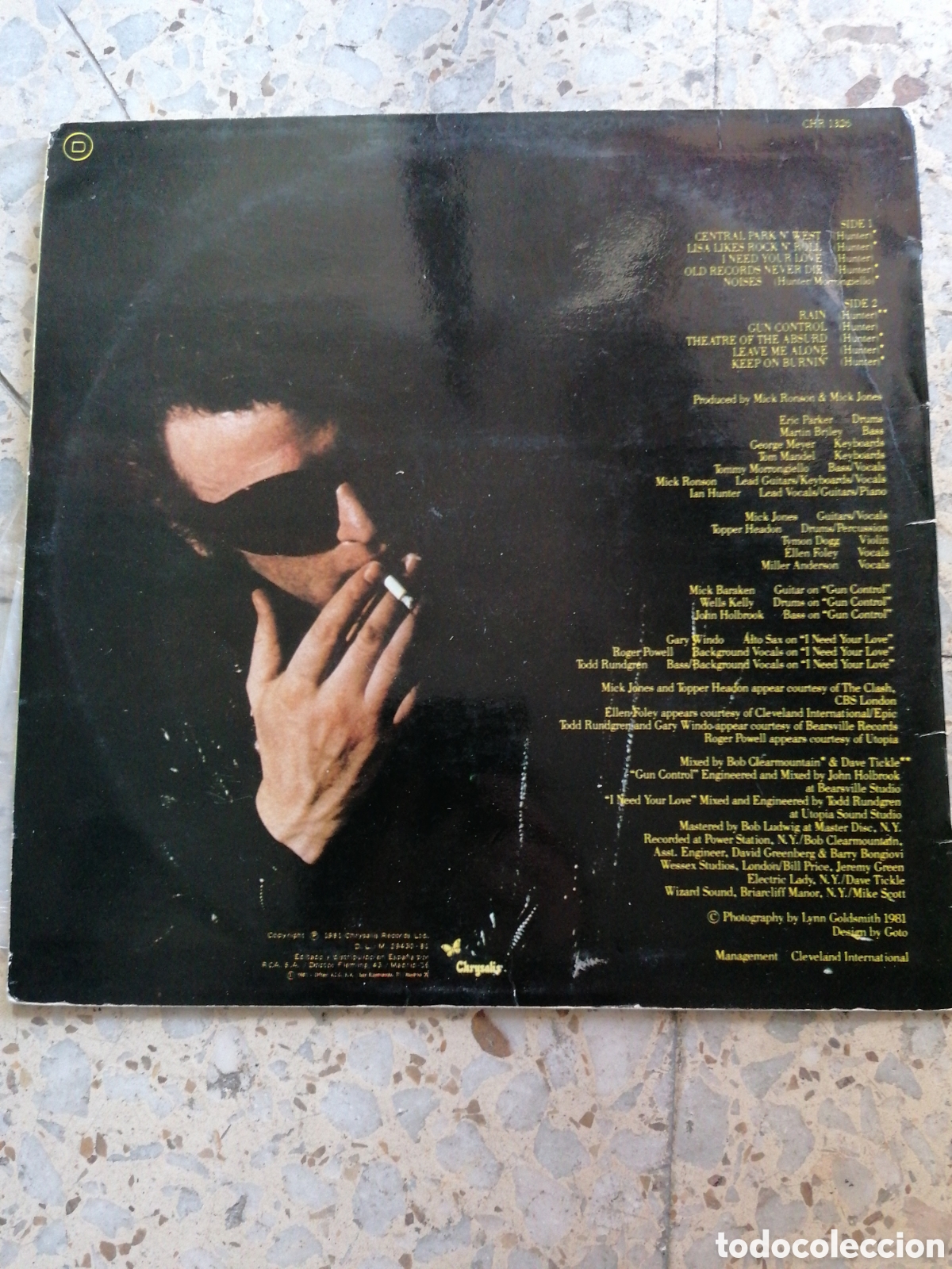 Discos de vinilo: LP IAN HUNTER SHORT BACK N&acute;SIDES 1981 ESPA&Ntilde;A - Foto 2