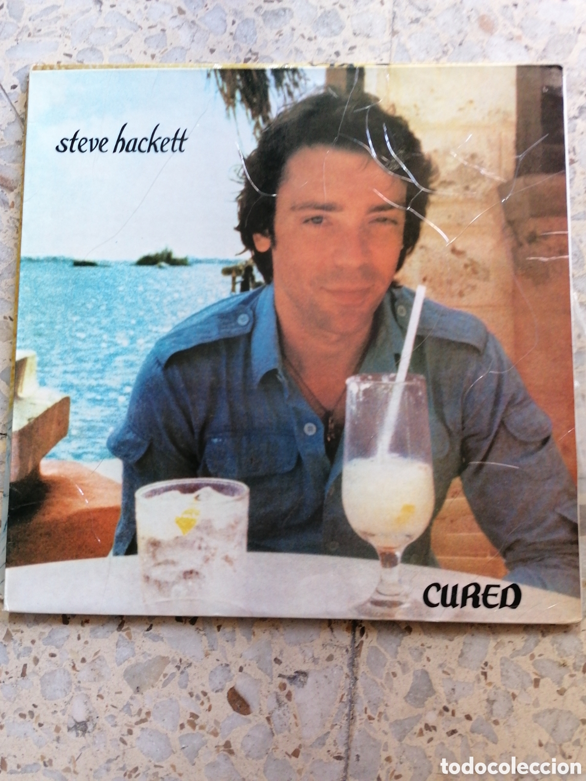 Discos de vinilo: LP STEVE HACKETT CURED 1981 ESPA&Ntilde;A INSERT EX - Foto 1