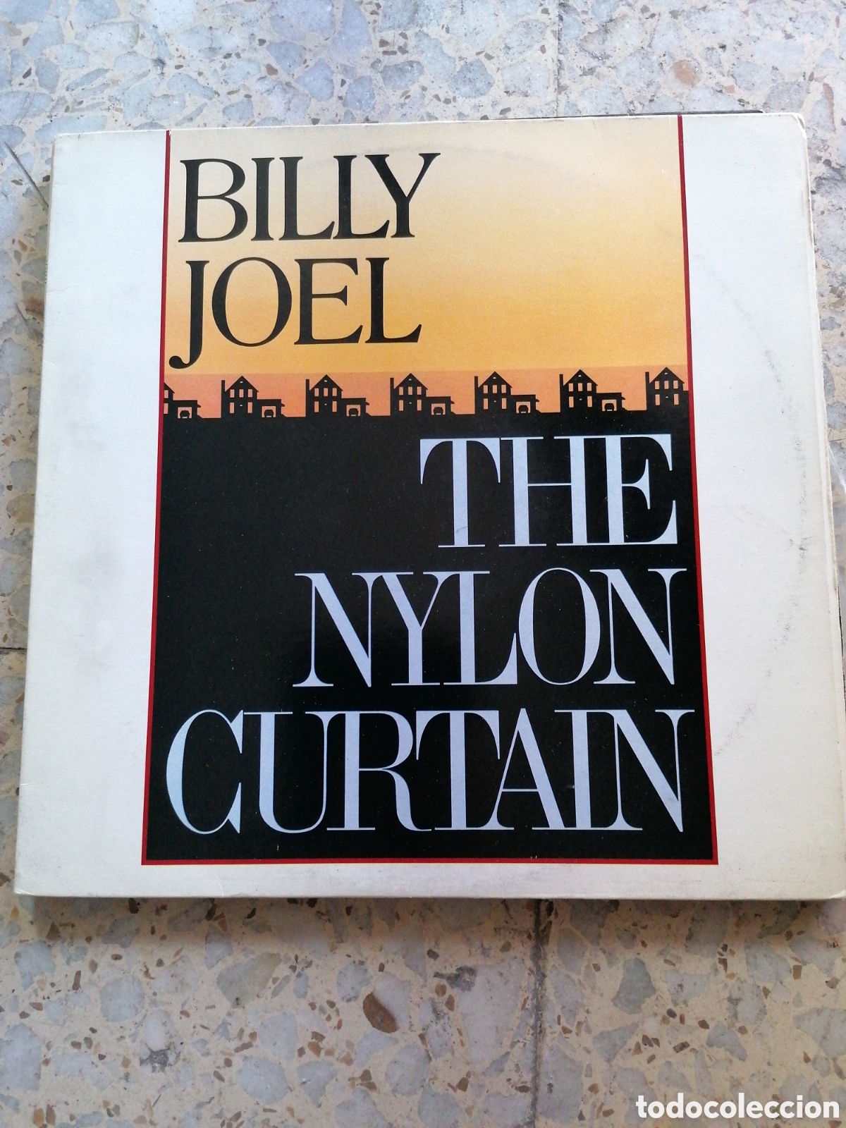 Discos de vinilo: LP BILLY JOEL THE NYLON CURTAIN 1982 ESPA&Ntilde;A INSERT EX