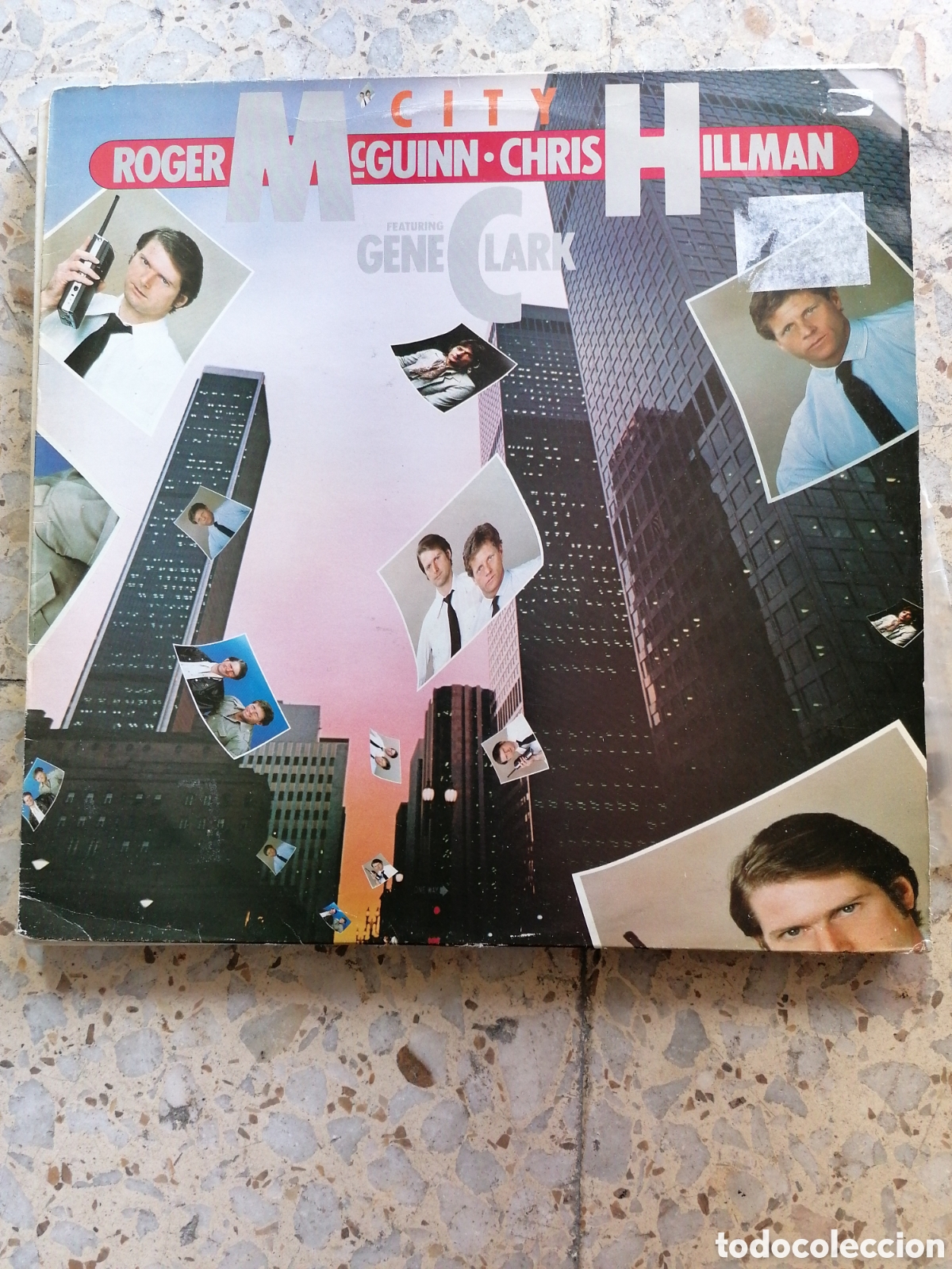 Discos de vinilo: LP ROGER MCGUINN CHRIS HILLMAN CITY 1980 USA
