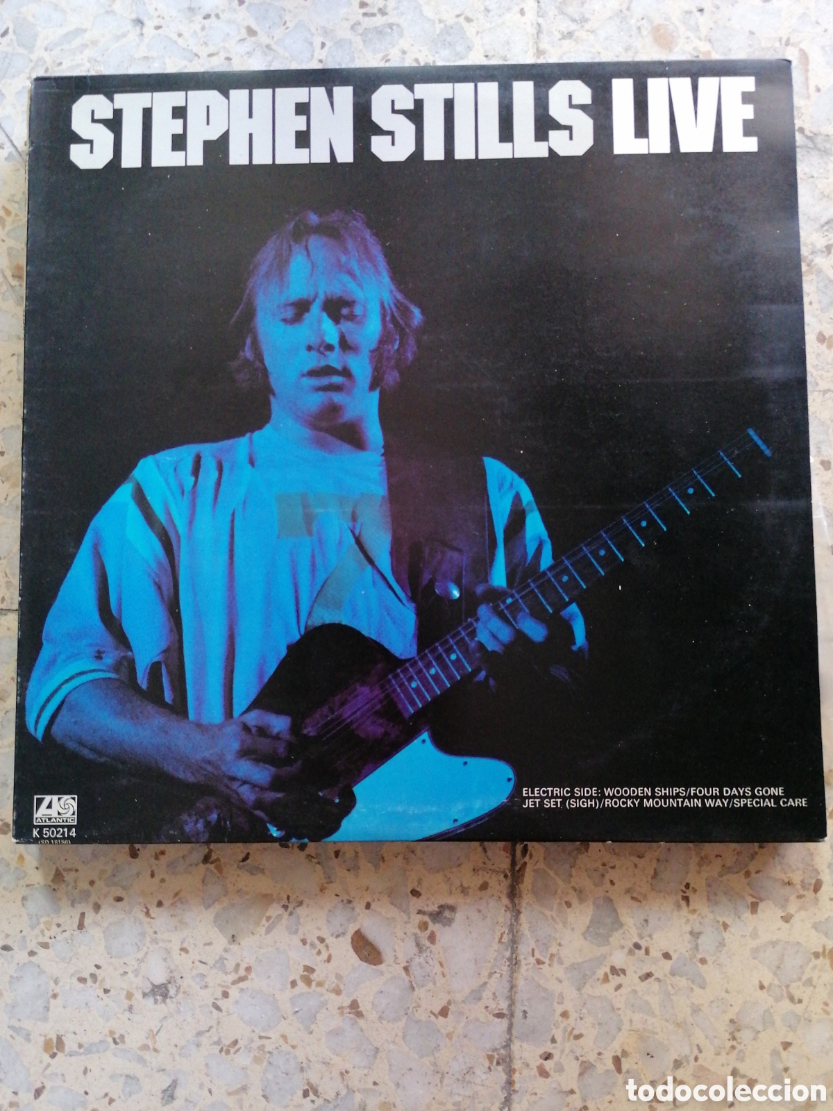 Discos de vinilo: LP STEPHEN STILLS LIVE 1975 UK INSERT EX - Foto 1