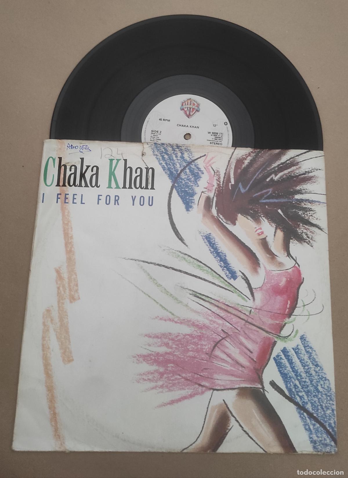 Discos de vinilo: CHAKA KHAN - I FEEL FOR YOU / CHINATOWN (MAXI 1984)