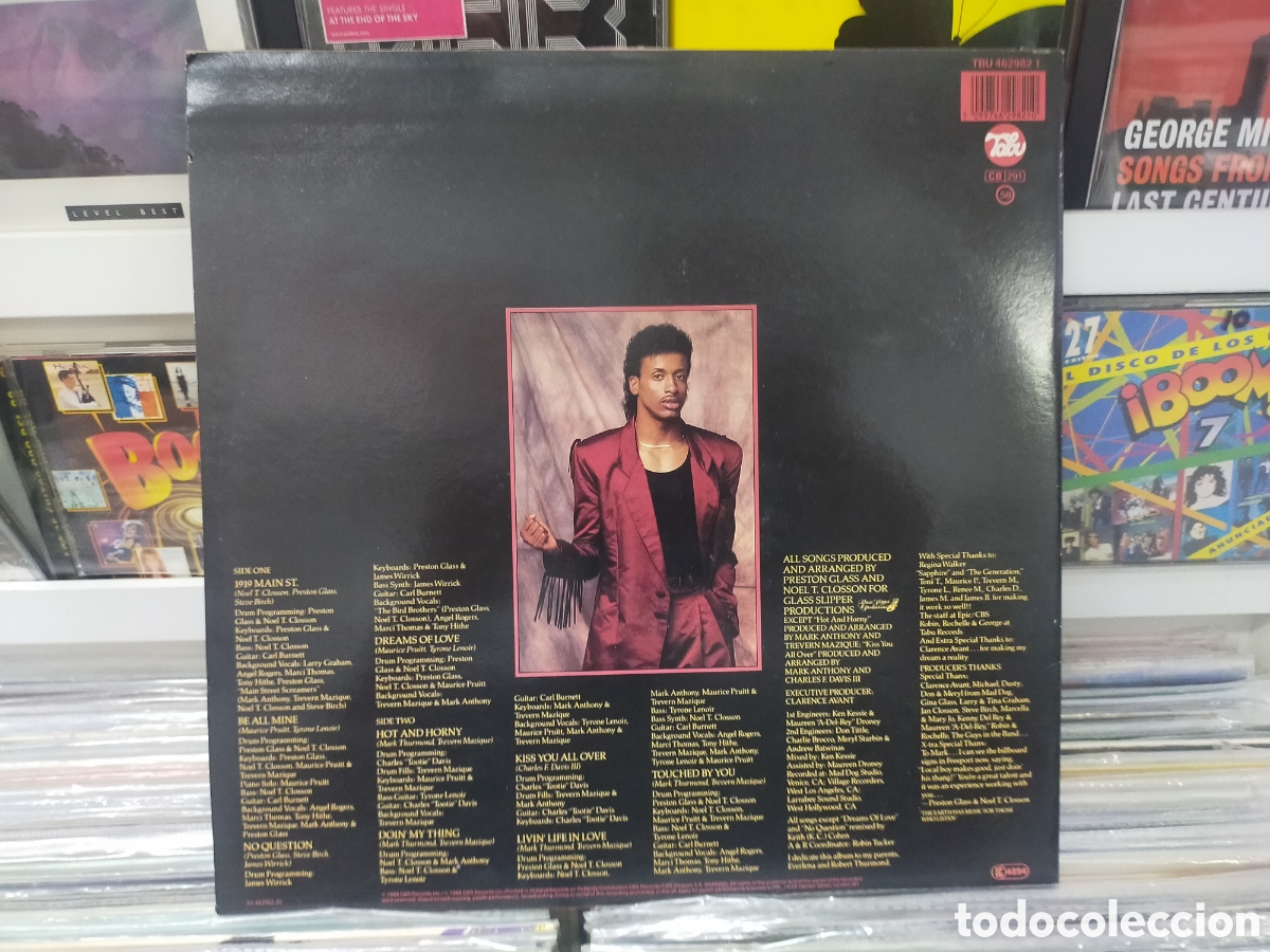 Discos de vinilo: Mark Anthony LP jumpin off holanda 1988 - Foto 2