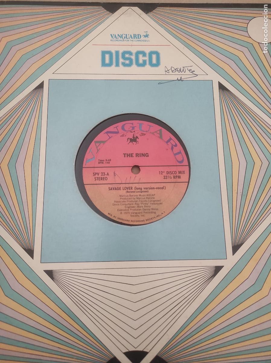 Discos de vinilo: The Ring &ndash; Savage Lover-MAXI-PROMO-EDICION AMERICANA-