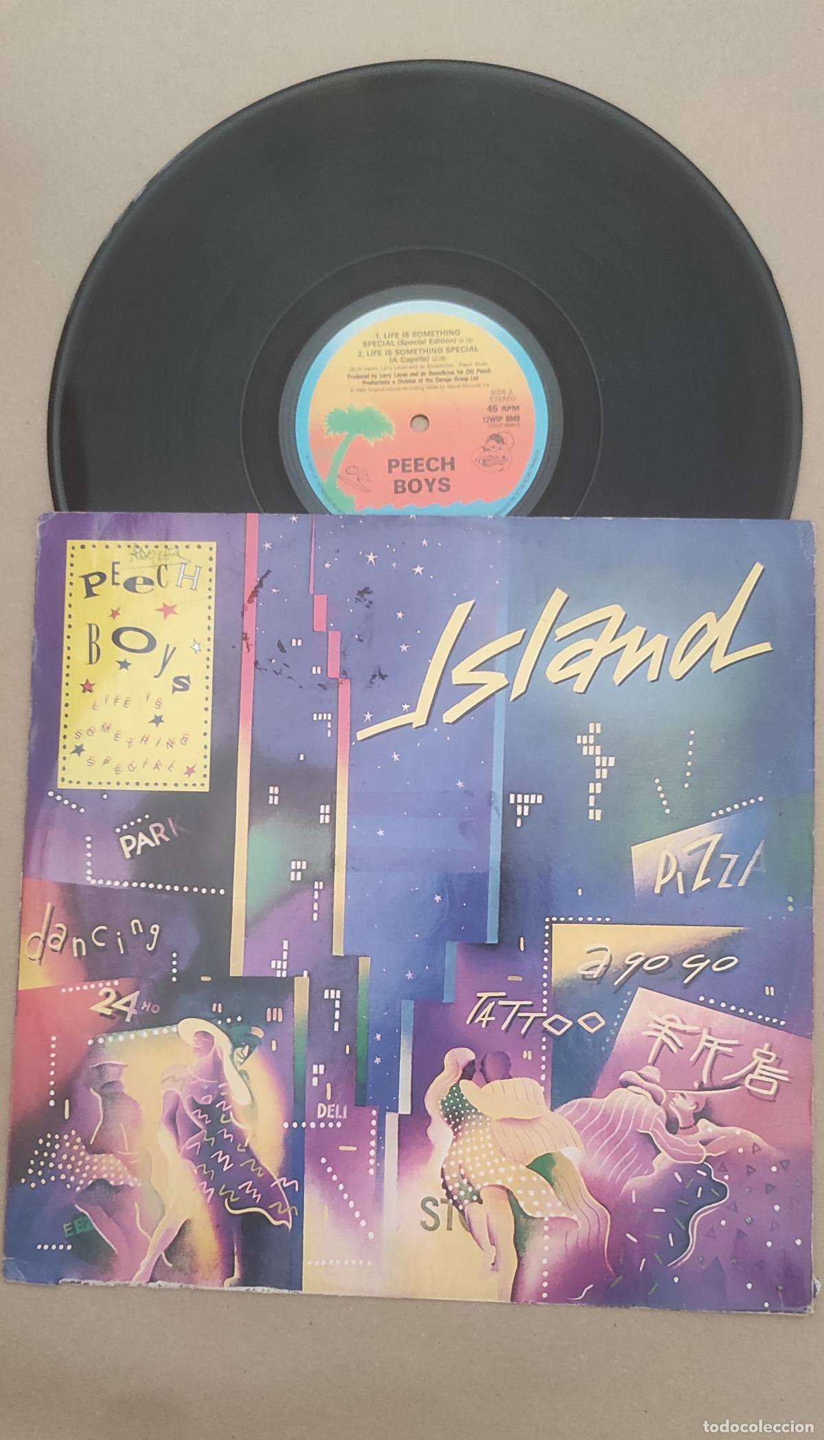 Discos de vinilo: Peech Boys &ndash; Life Is Something Special-MAXI- EDICION INGLESA-