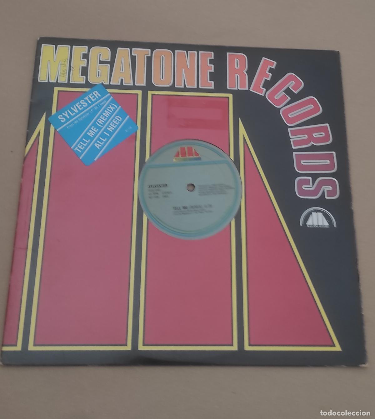 Discos de vinilo: Sylvester - Tell me (Remix) + Radio mix + All i need-MAXI-USA-