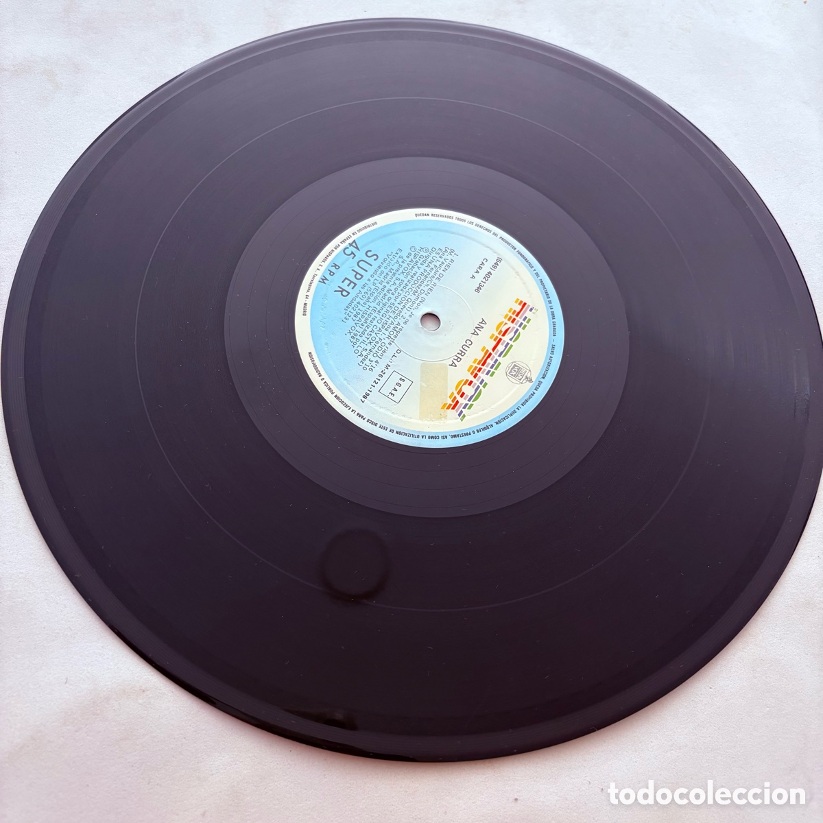 Discos de vinilo: maxi 12 Ana Curra &ndash; Rien De Rien de 1987 - Foto 3