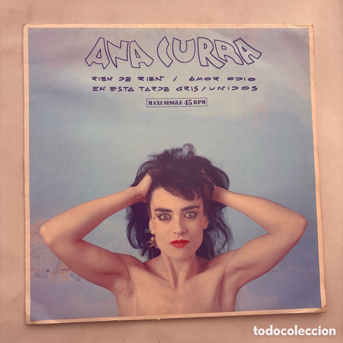 Discos de vinilo: maxi 12 Ana Curra &ndash; Rien De Rien de 1987 - Foto 1
